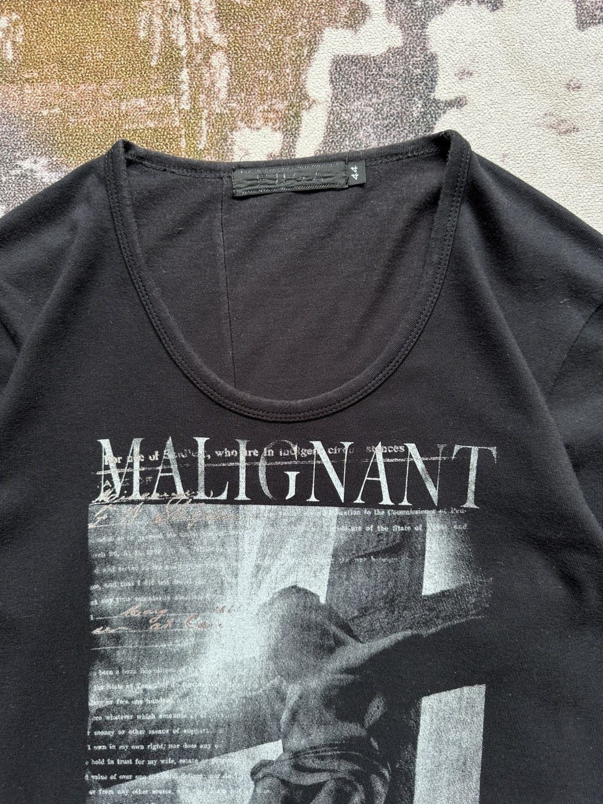 Yasuyuki Ishii SS07 FUGA '' Malignant '' black long sleeve Size US M / EU 48-50 / 2 - 5 Thumbnail