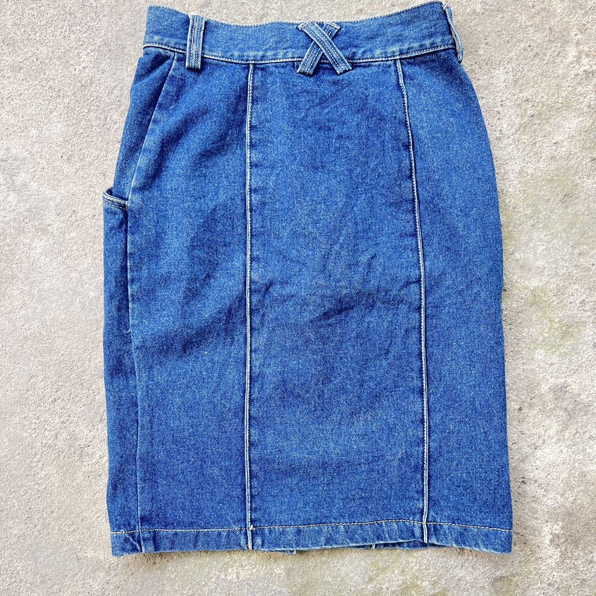 Missoni Vintage Missoni Sport Mini Skirt Denim Size 28" / US 6 / IT 42 - 13 Thumbnail