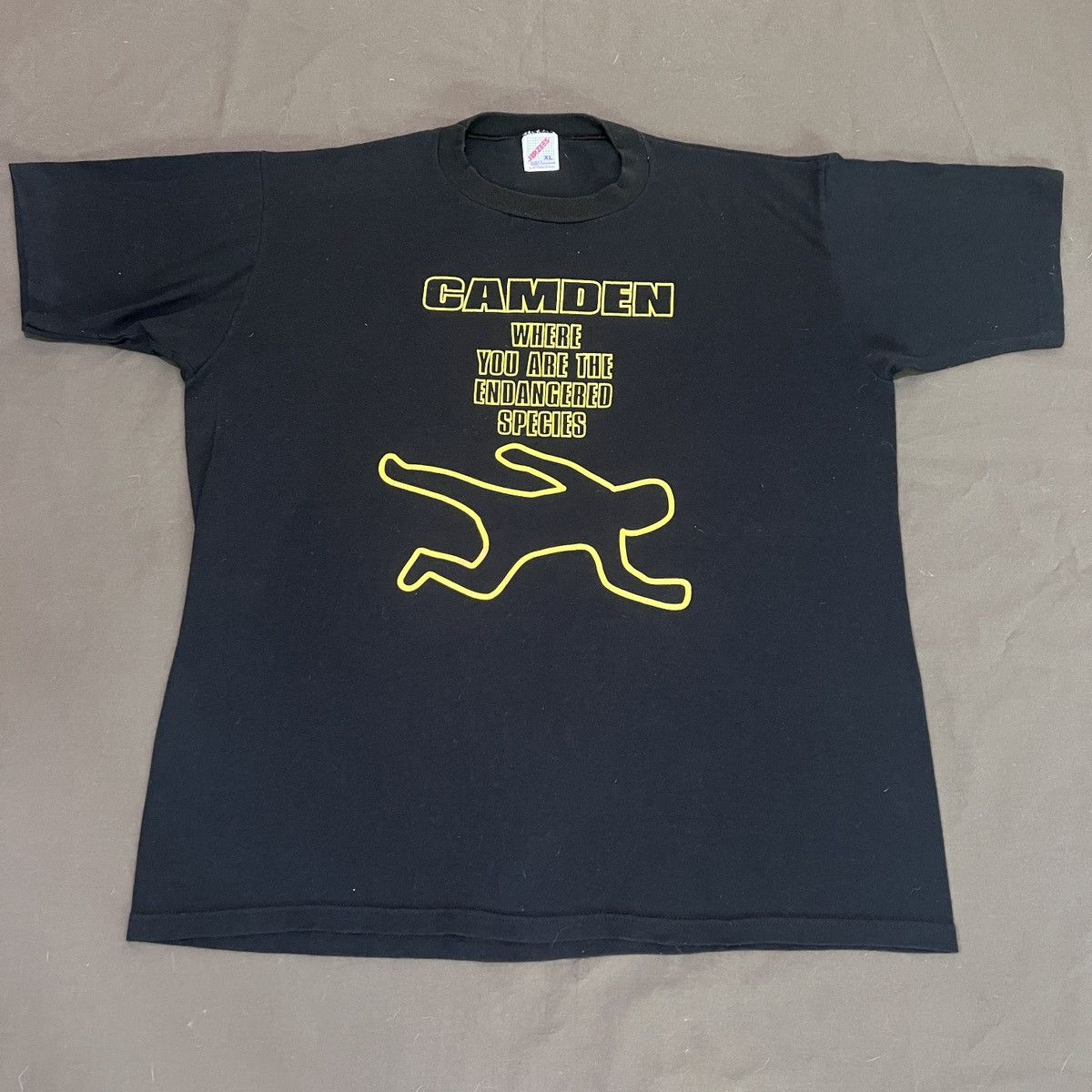 Vintage Vintage CAMDEN WHERE YOU ARE THE ENDANGERED SPECIES TEE Size US XL / EU 56 / 4 - 2 Thumbnail