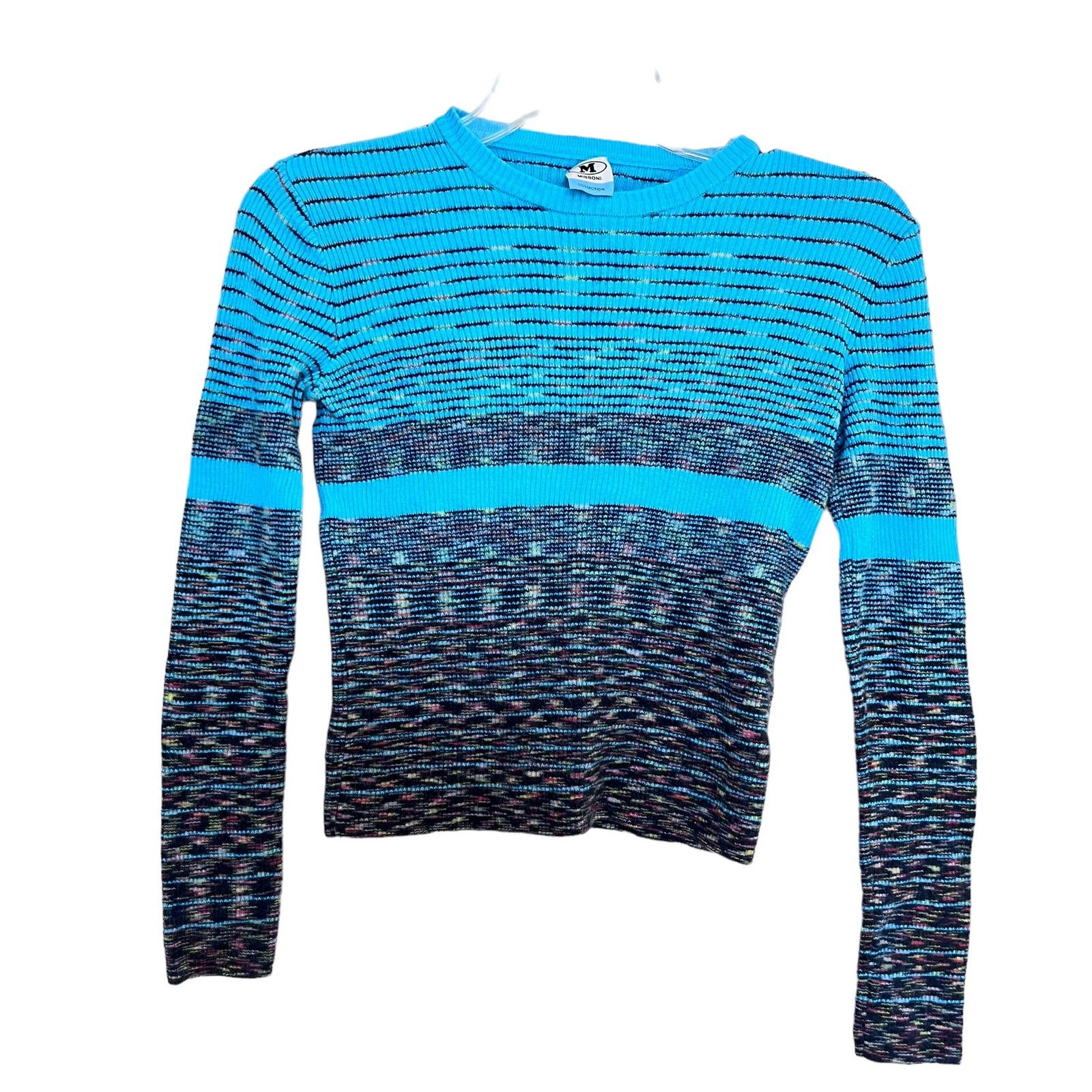 Missoni M Missoni Collection patterned intarsia-knit Sky sweater Size XS / US 0-2 / IT 36-38 - 5 Thumbnail