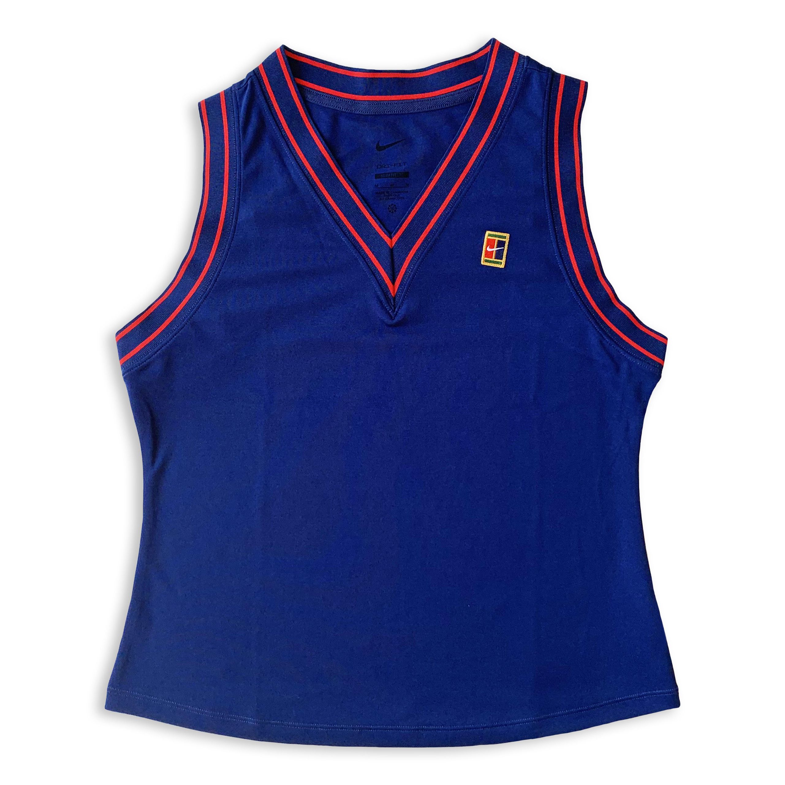 Nike NIKE CHALLENGE COURT Tank top Jersey Tennis Kit Y2K Dri Fit Size S / US 4 / IT 40 - 1 Thumbnail