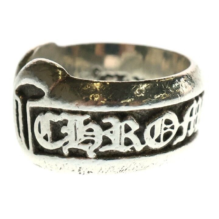 Chrome Hearts Size 8 OFFER OK! CHROME HEARTS LARGE SCROLL LABEL RING Size ONE SIZE - 3 Thumbnail