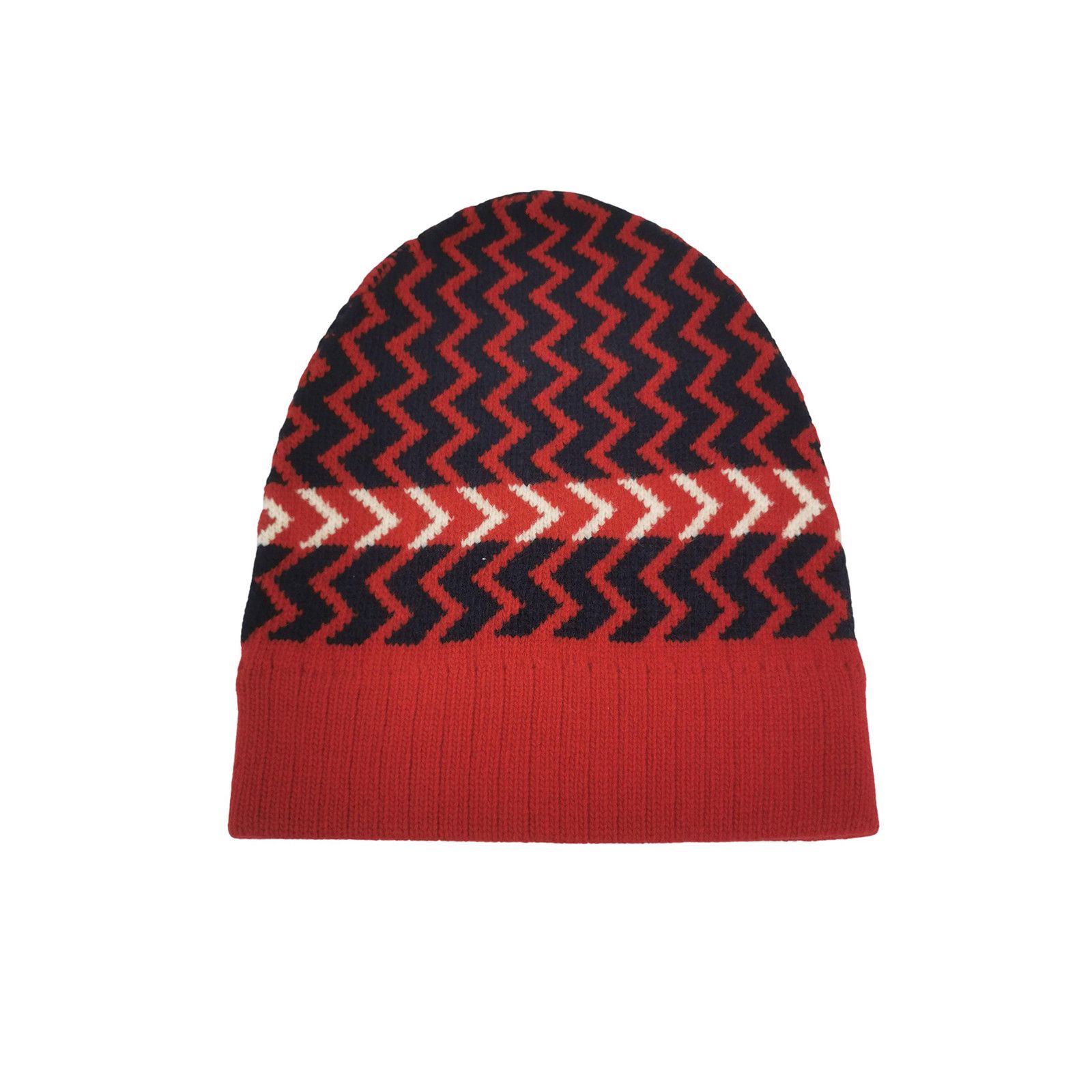 Gucci Gucci Chevron Wool Beanie Size M Size ONE SIZE - 1 Thumbnail