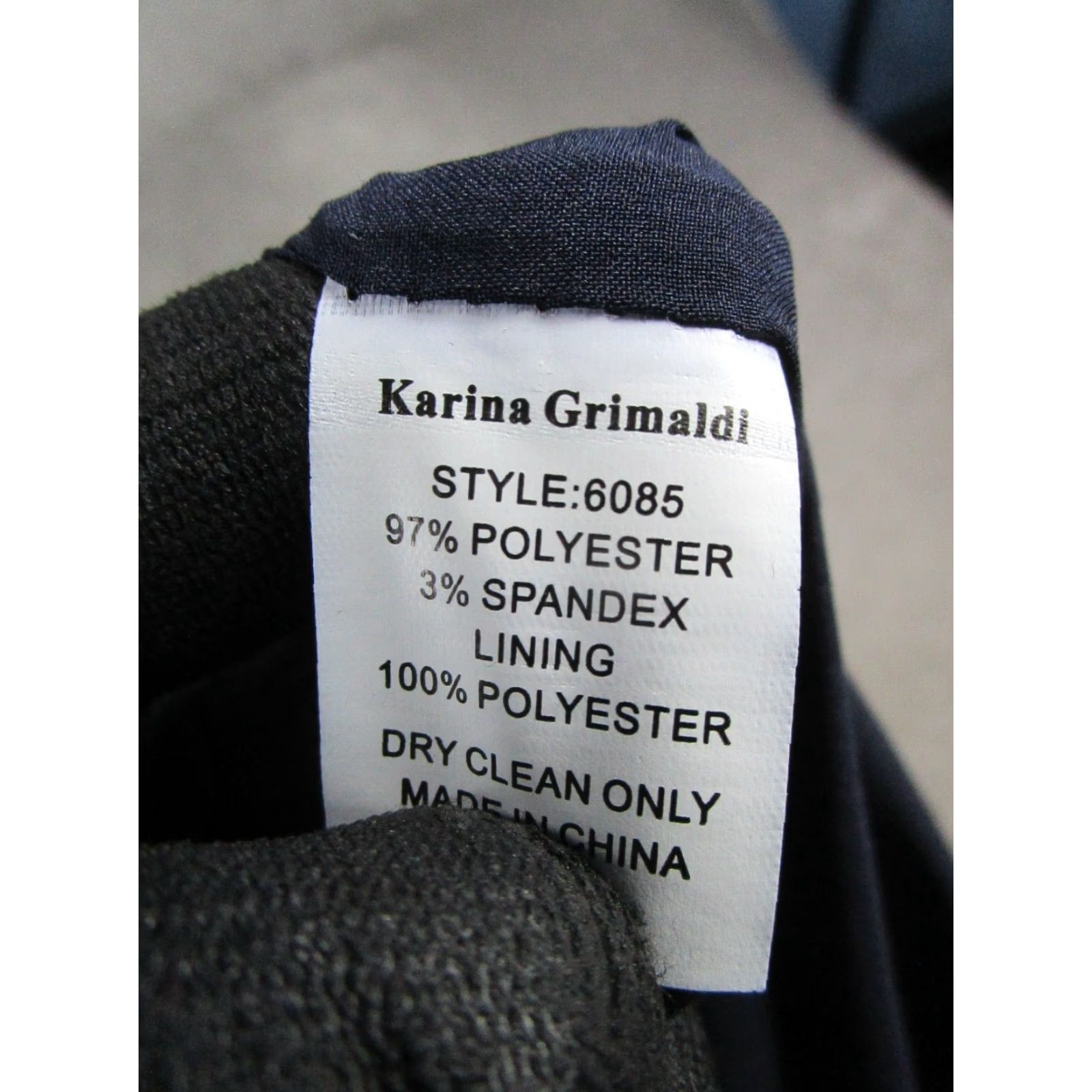 Karina Grimaldi Karina Grimaldi Isabeli Jumpsuit Women Small Blue Satin Wrap V-Neck Button Wide-Leg One-Piece Casual Party/Cocktail Travel New Size 28" / US 6 / IT 42 - 6 Thumbnail