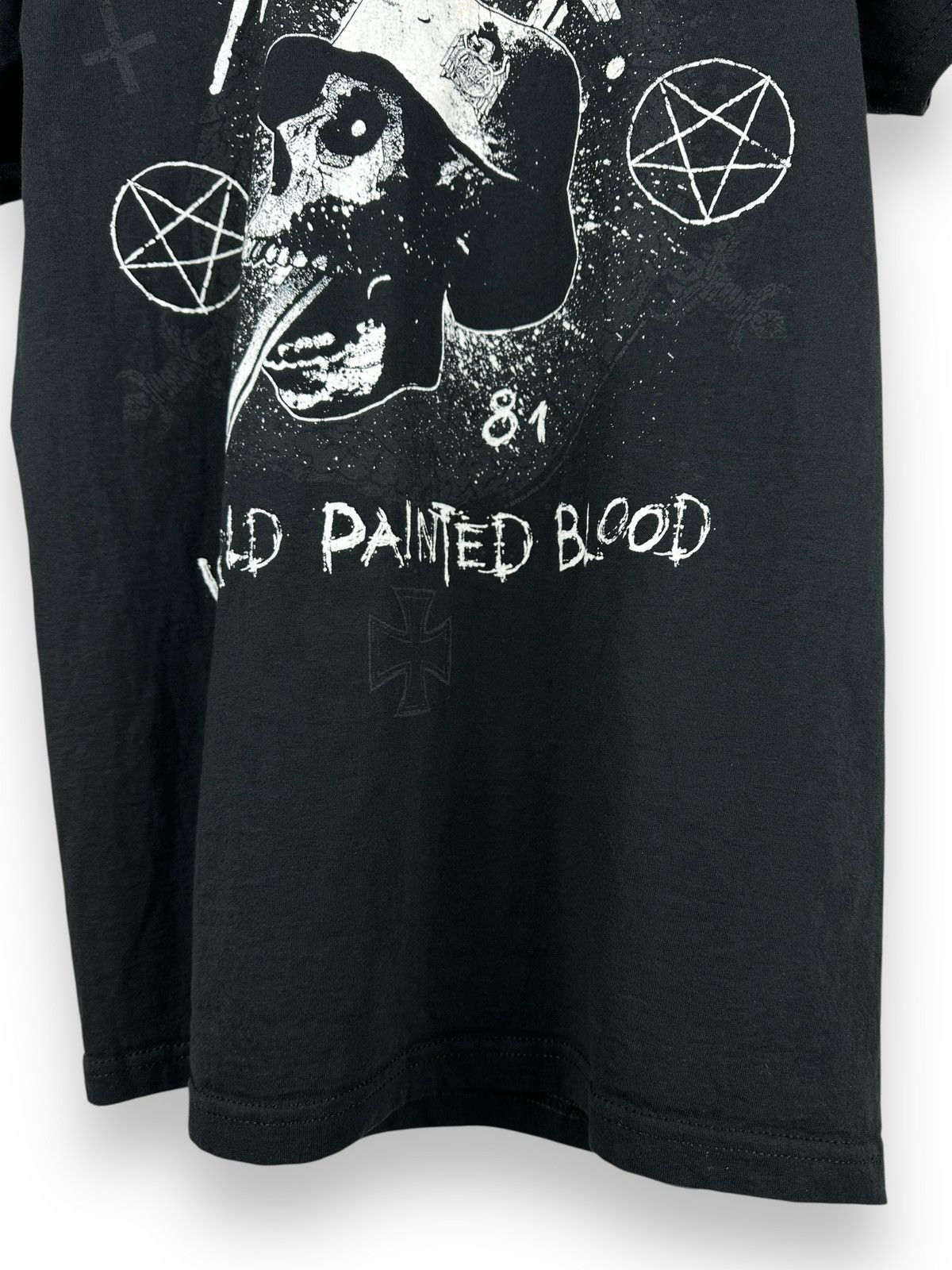 Band Tees × Slayer × Vintage Vintage 2012 Slayer World Painted Blood Graphic Print Tee Size S / US 4 / IT 40 - 4 Thumbnail