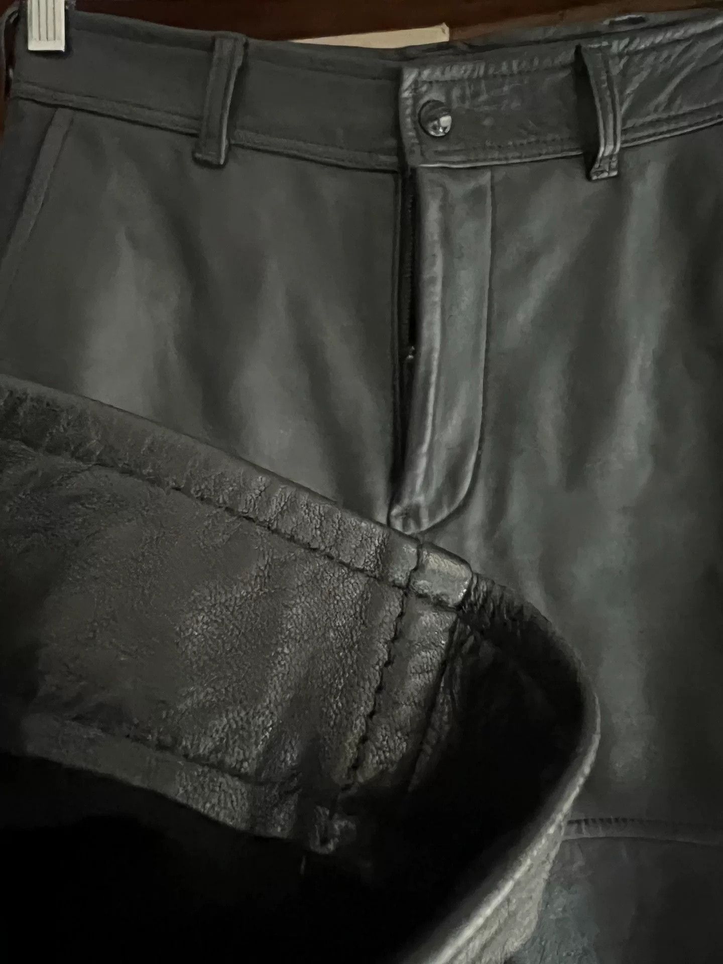 Porter Classic Porter Classic Black Deerskin Leather Pants Size US 38 / EU 54 - 2 Thumbnail