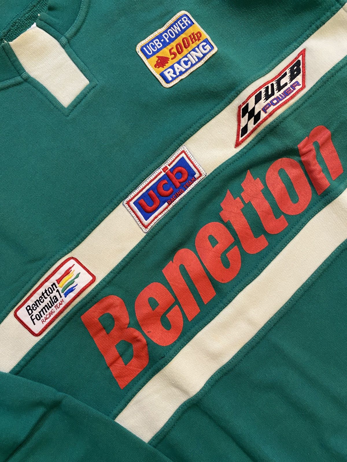 United Colors Of Benetton United Colors of Benetton Patchwork Printed Sweatshirts Size US M / EU 48-50 / 2 - 5 Thumbnail