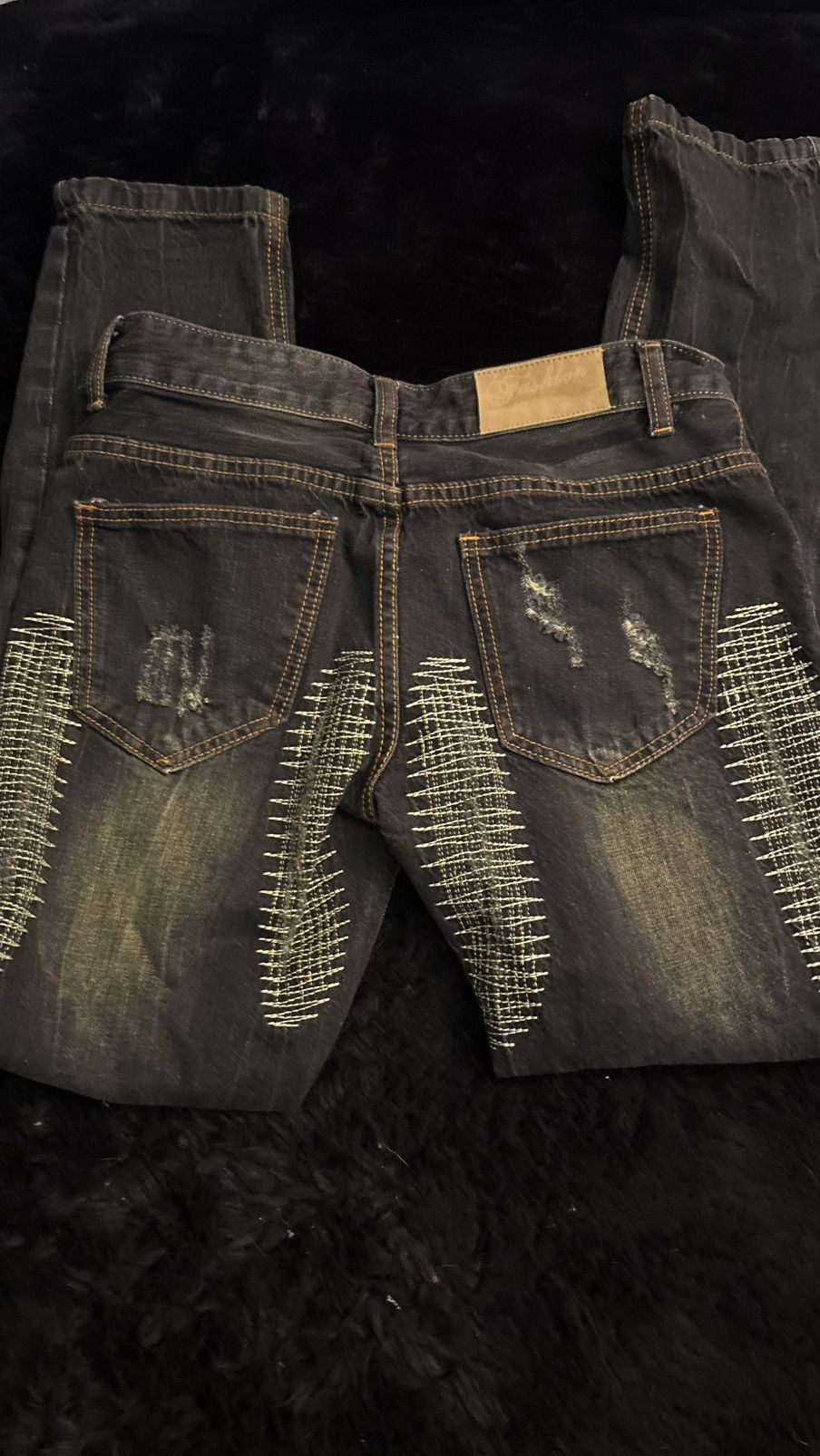 Other Brown ripped high quality jeans Size US 30 / EU 46 - 9 Thumbnail