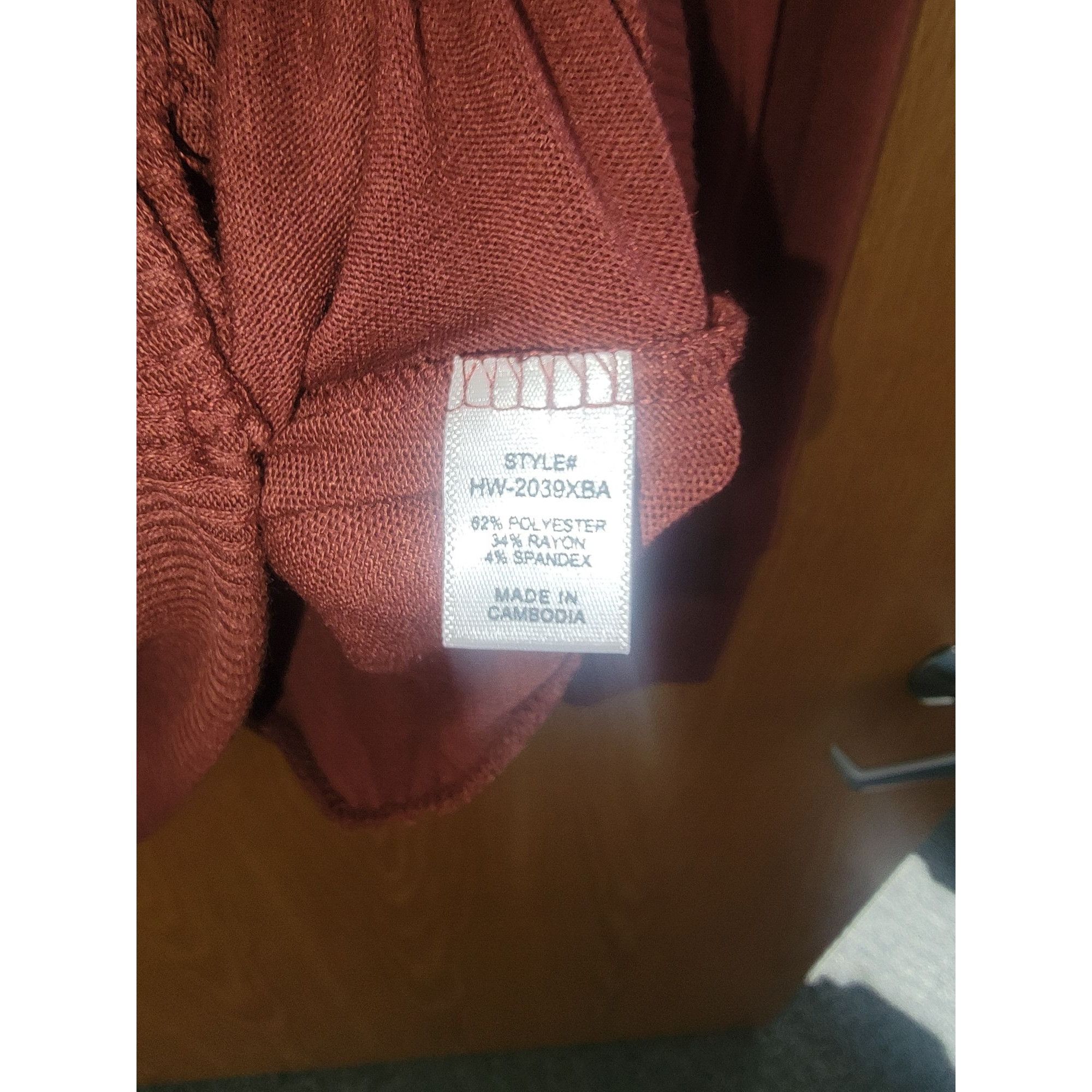 Other Zenana 1X Button-Down Burgundy Cardigan Sweater Size XL / US 12-14 / IT 48-50 - 4 Thumbnail