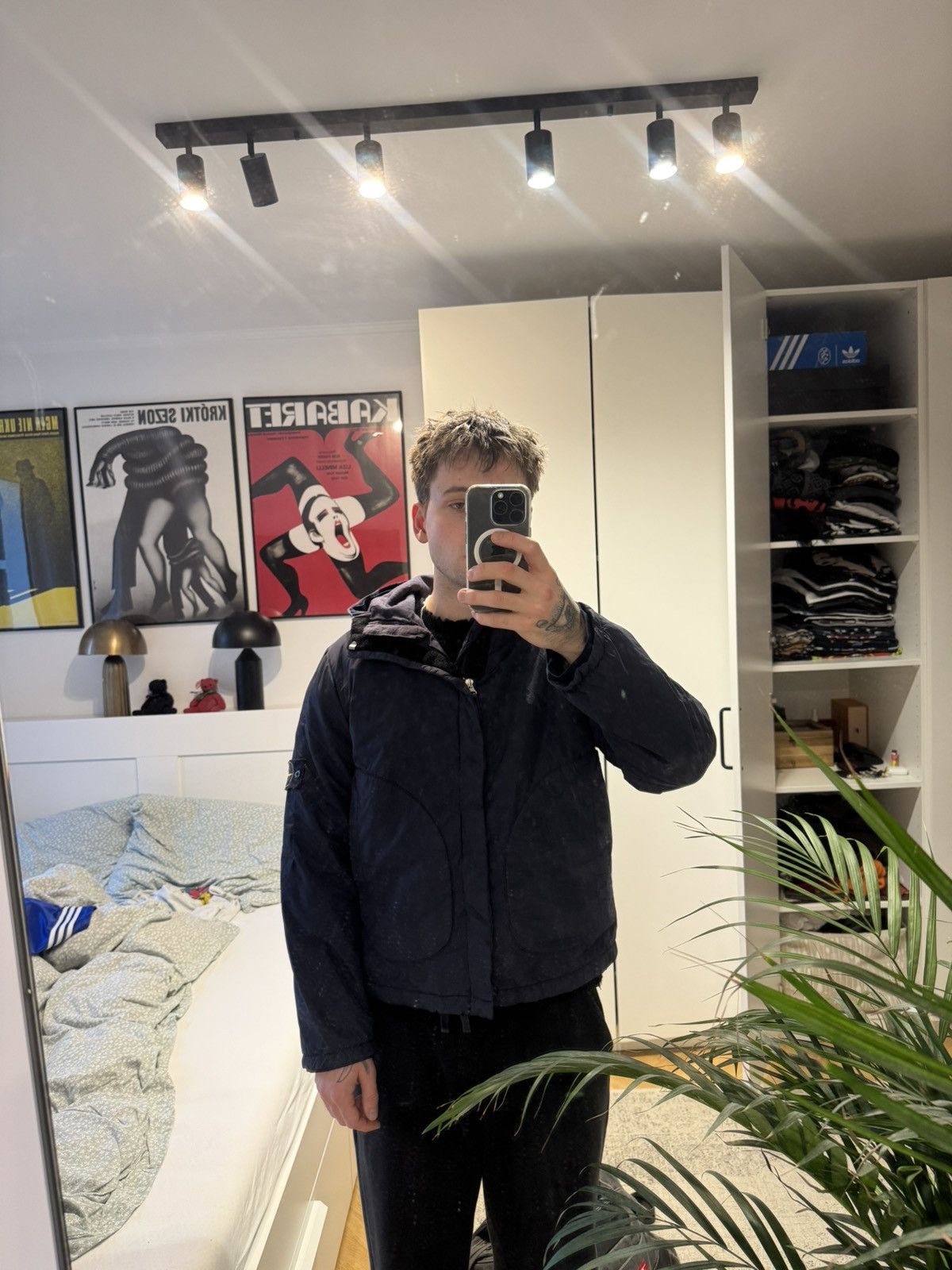 Stone Island FW01 Vintage Stone Island Jacket Casual Archive Navy Blue Size US M / EU 48-50 / 2 - 4 Thumbnail