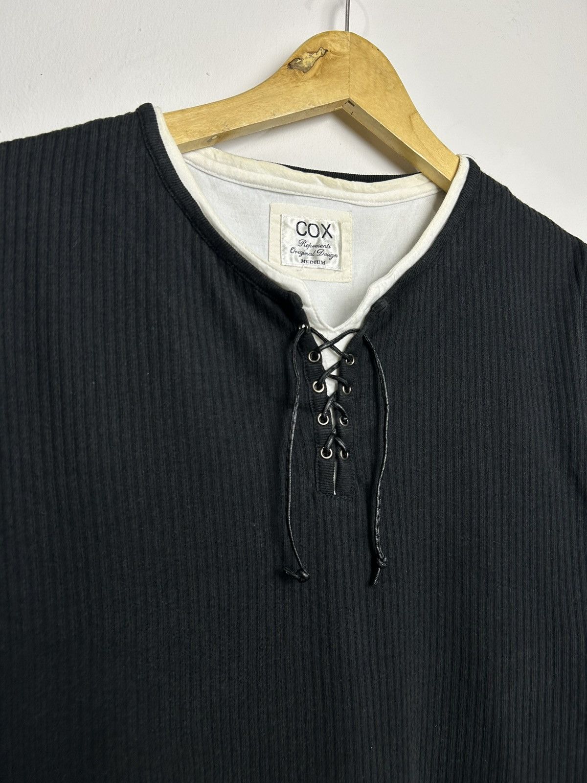 Japanese Brand Y2k Japanese Brand Cox Double layer tee Size US M / EU 48-50 / 2 - 2 Thumbnail