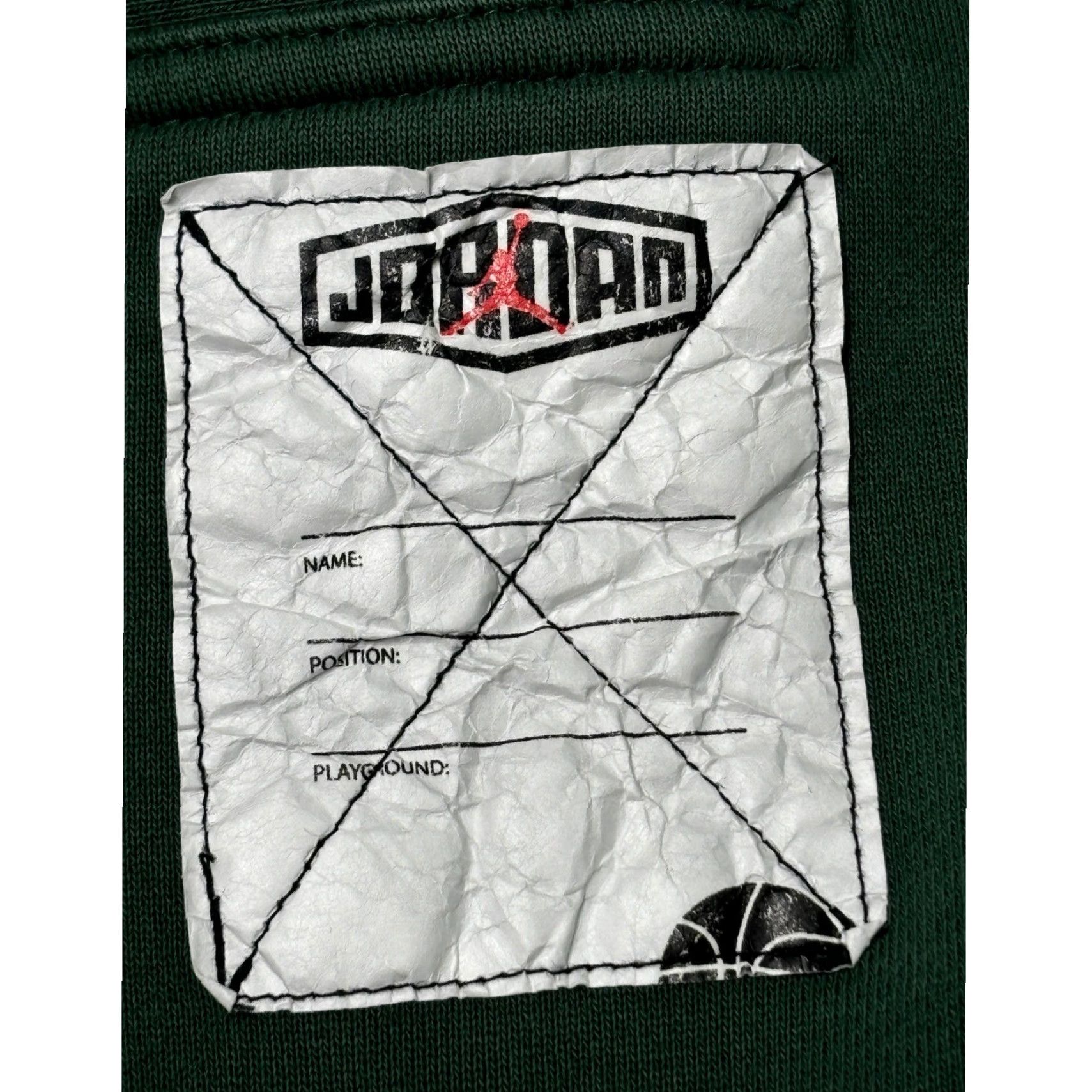 Jordan Brand Jordan Jumpman Sweatpants Pants Men 2XL Green Fleece Elastic Waist Drawstring Moisture Wicking Athletic Training Size US 39 - 4 Thumbnail