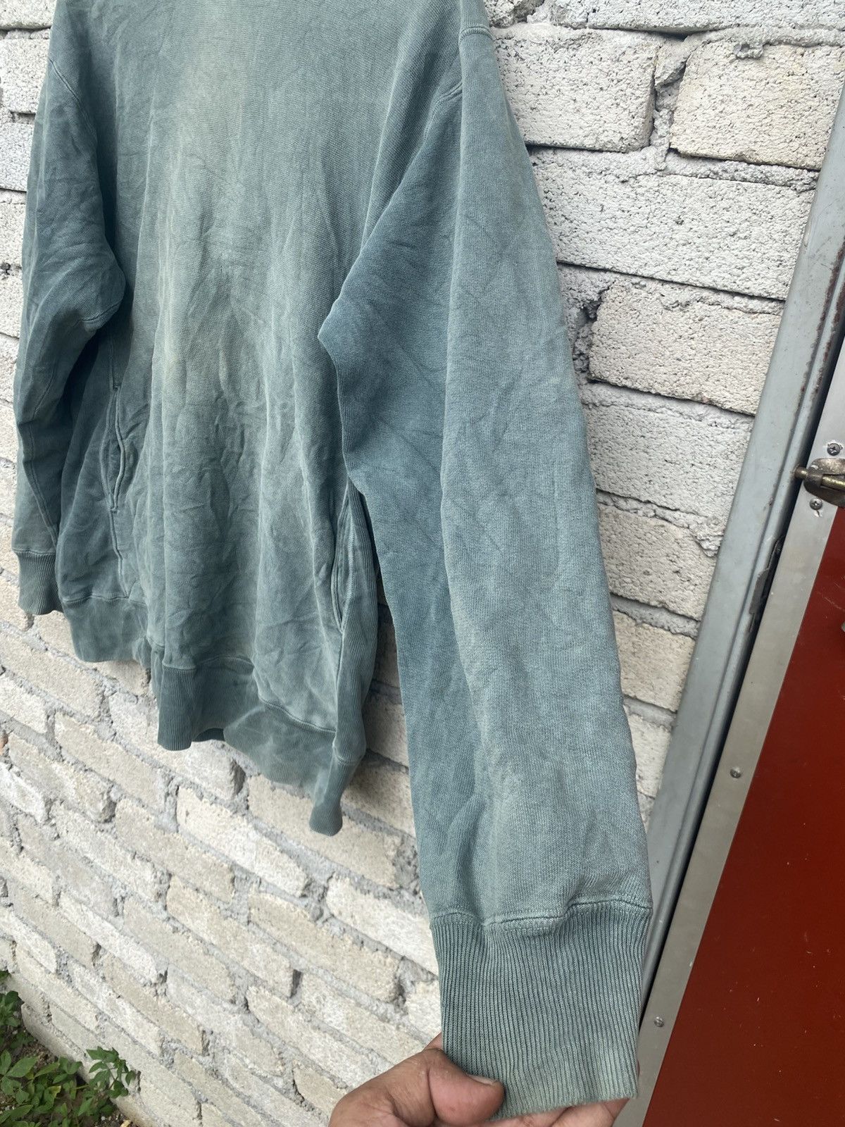 Japanese Brand Distressed dan sun faded vintage fullcount hoodie Size US L / EU 52-54 / 3 - 3 Thumbnail