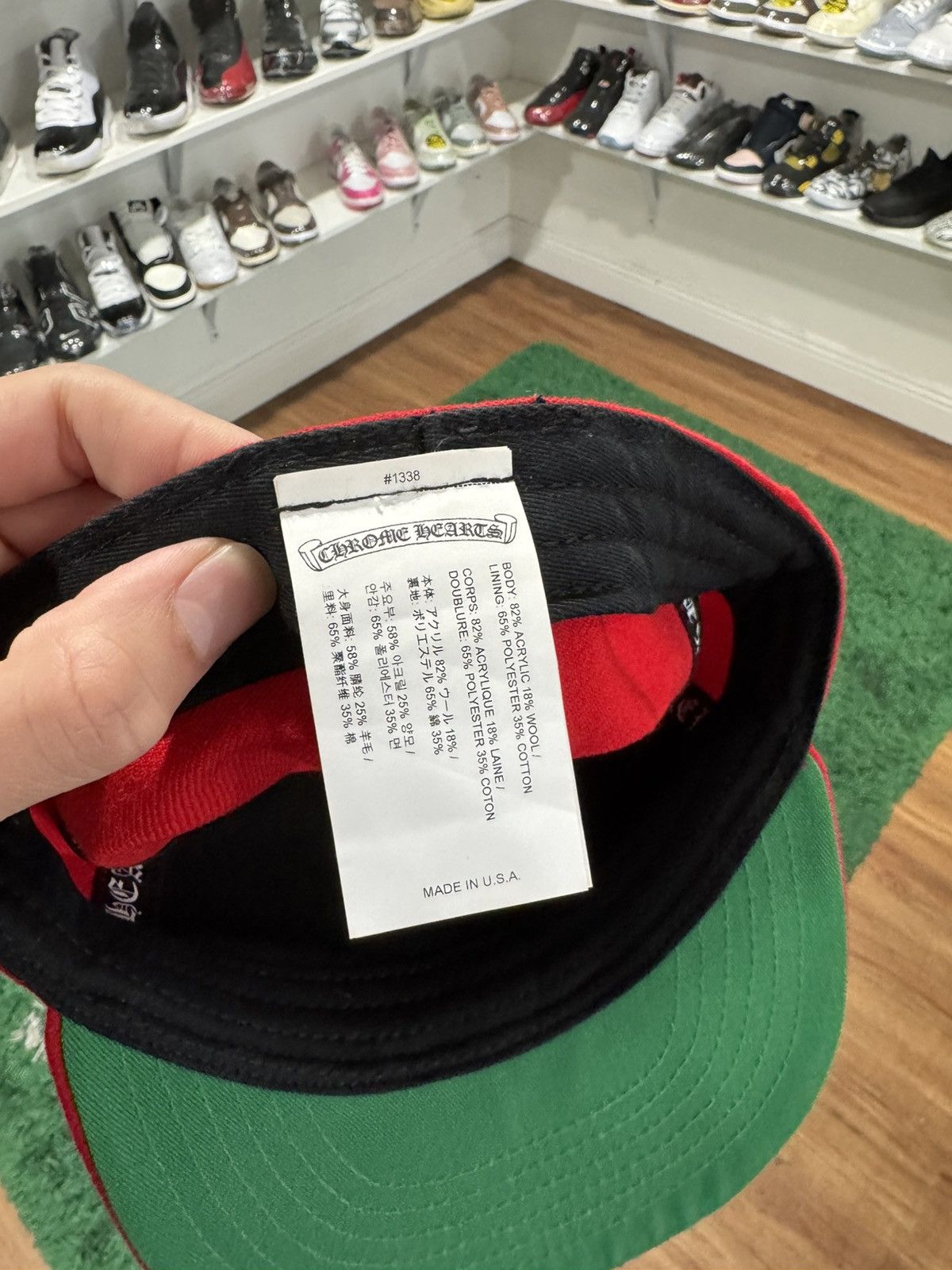 Chrome Hearts Chrome Hearts Love You Fitted Cap Size: 7 1/4 Size ONE SIZE - 5 Thumbnail