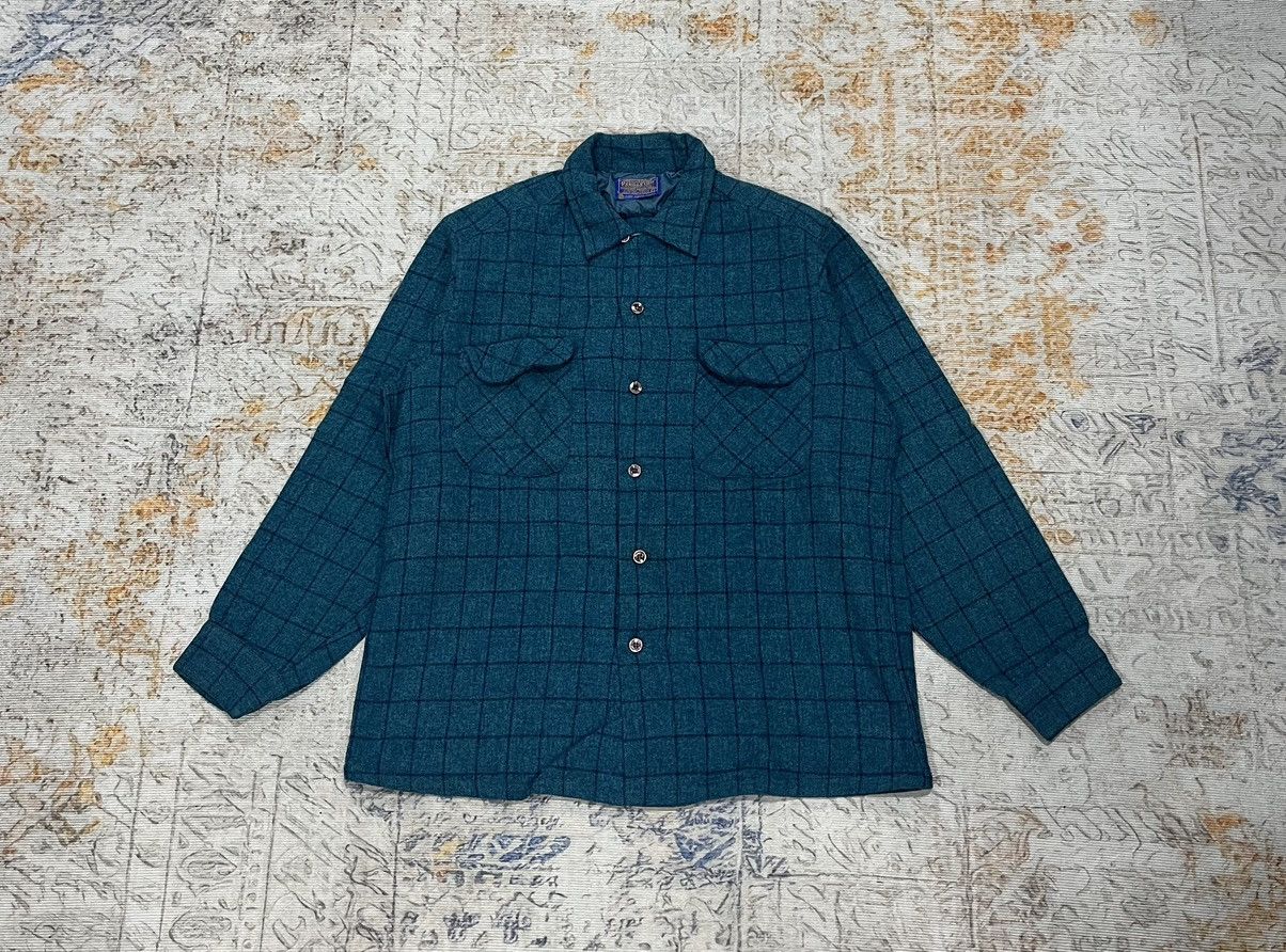 Pendleton Vintage Pendleton 2 Pocket Plaid Size US L / EU 52-54 / 3 - 1 Thumbnail