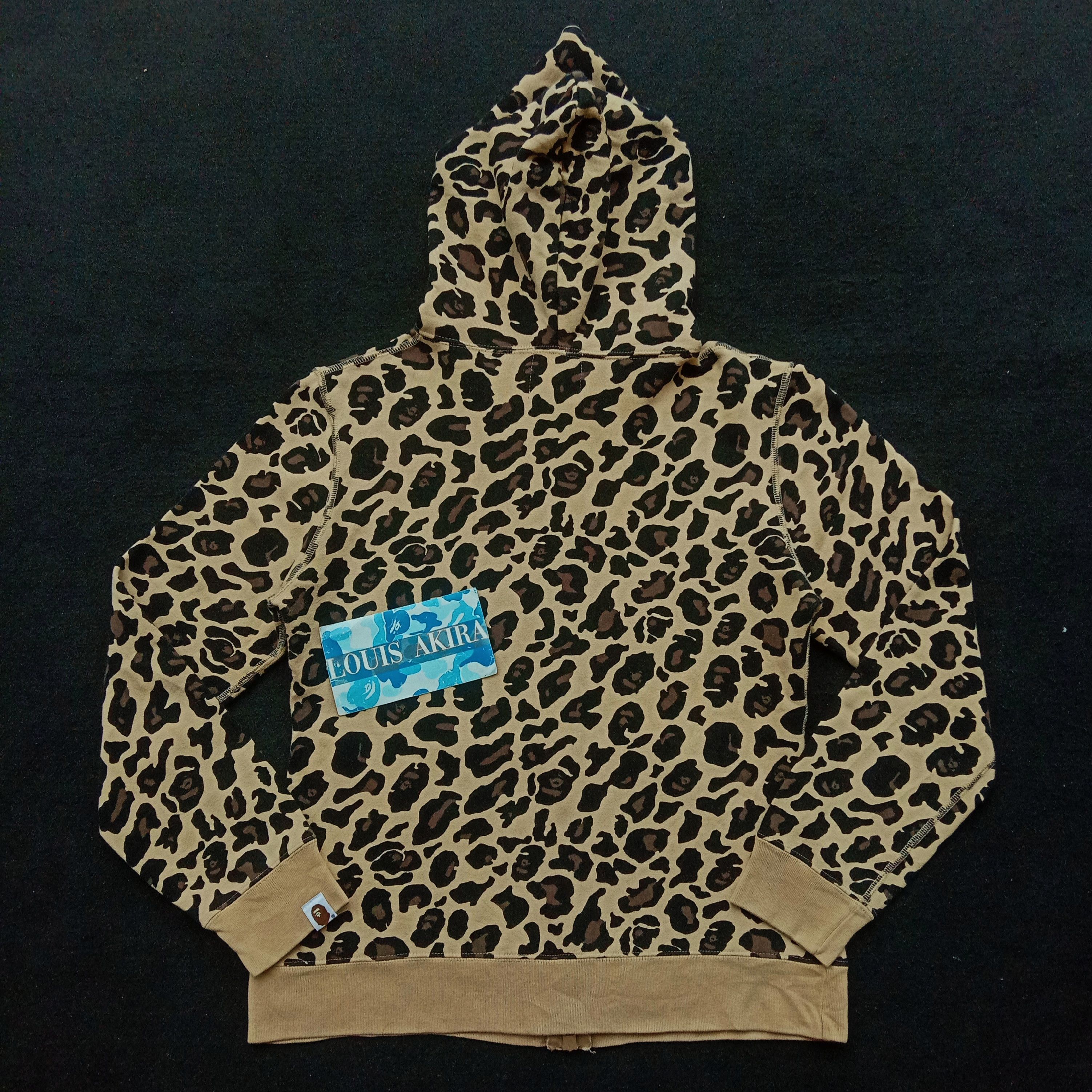 Bape Leopard Camo Full Zip Hoodie (2011) Size XS / US 0-2 / IT 36-38 - 4 Thumbnail