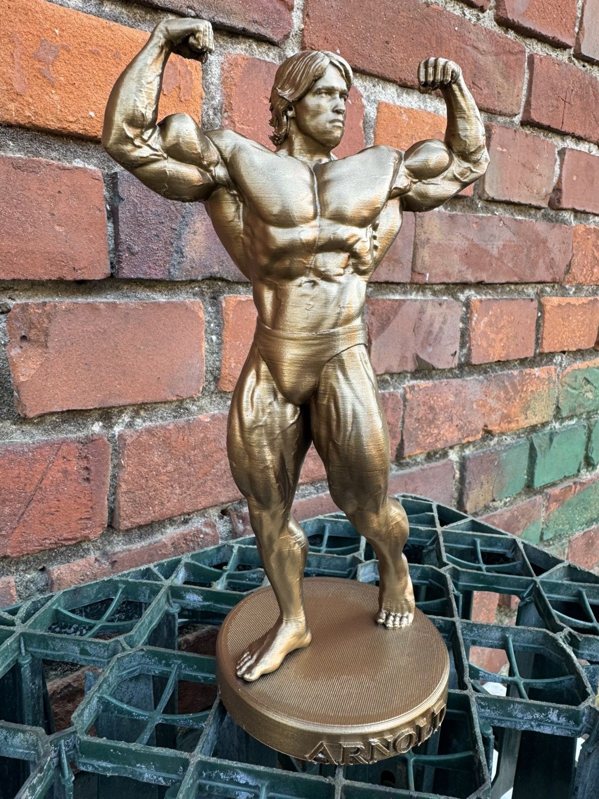 Other Gym statue Arnold Schwarzenegger 37cm Size ONE SIZE - 4 Thumbnail