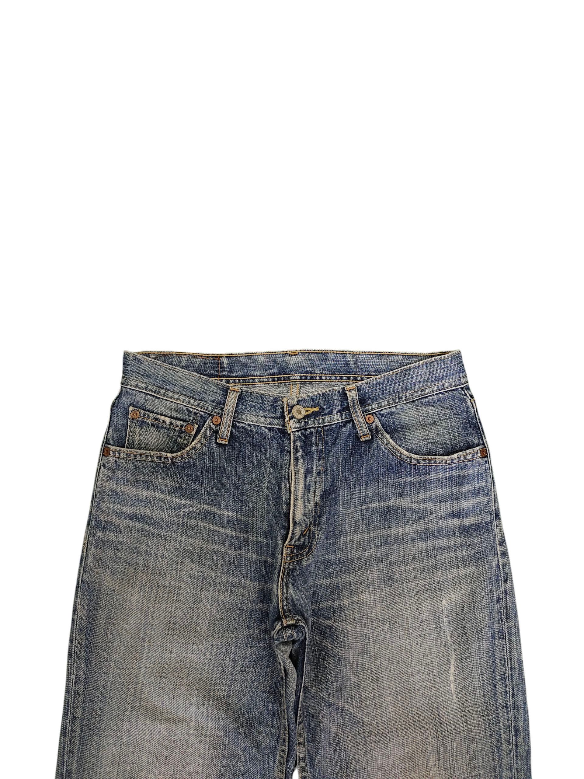 Levi's Vintage Levis 533 Relaxed Distress Faded Denim Jeans Size US 31 - 2 Thumbnail