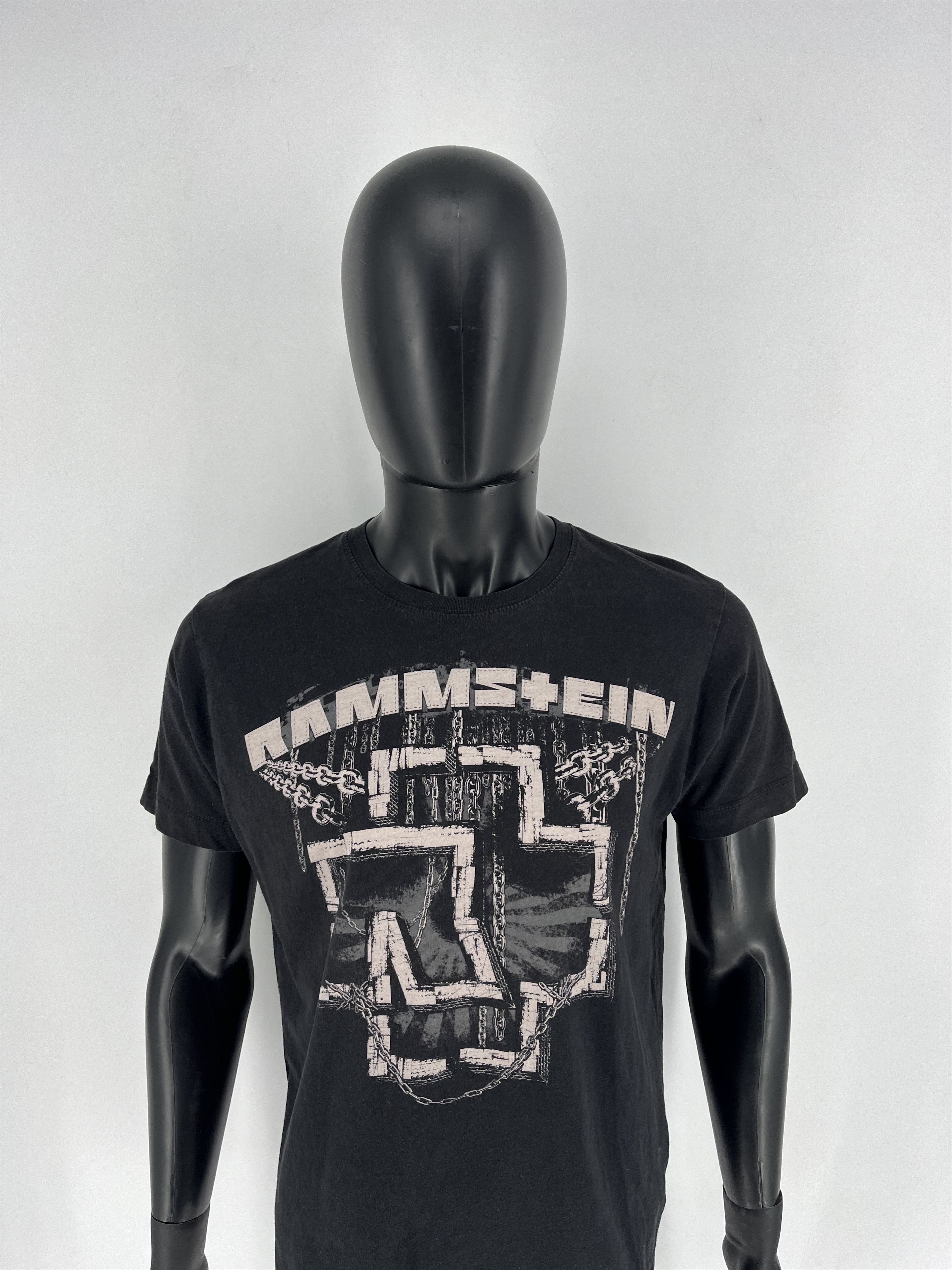 Band Tees × Vintage Vintage Y2K Rammstein Horror Print Band Rock Streetwear Size US L / EU 52-54 / 3 - 6 Thumbnail