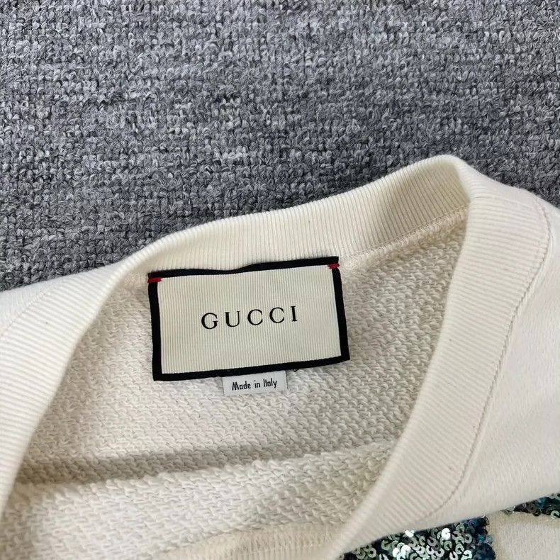 Gucci Gucci Sequin Large Logo Poolover Sweatshirt 2502-Nextarrow Size US M / EU 48-50 / 2 - 6 Thumbnail