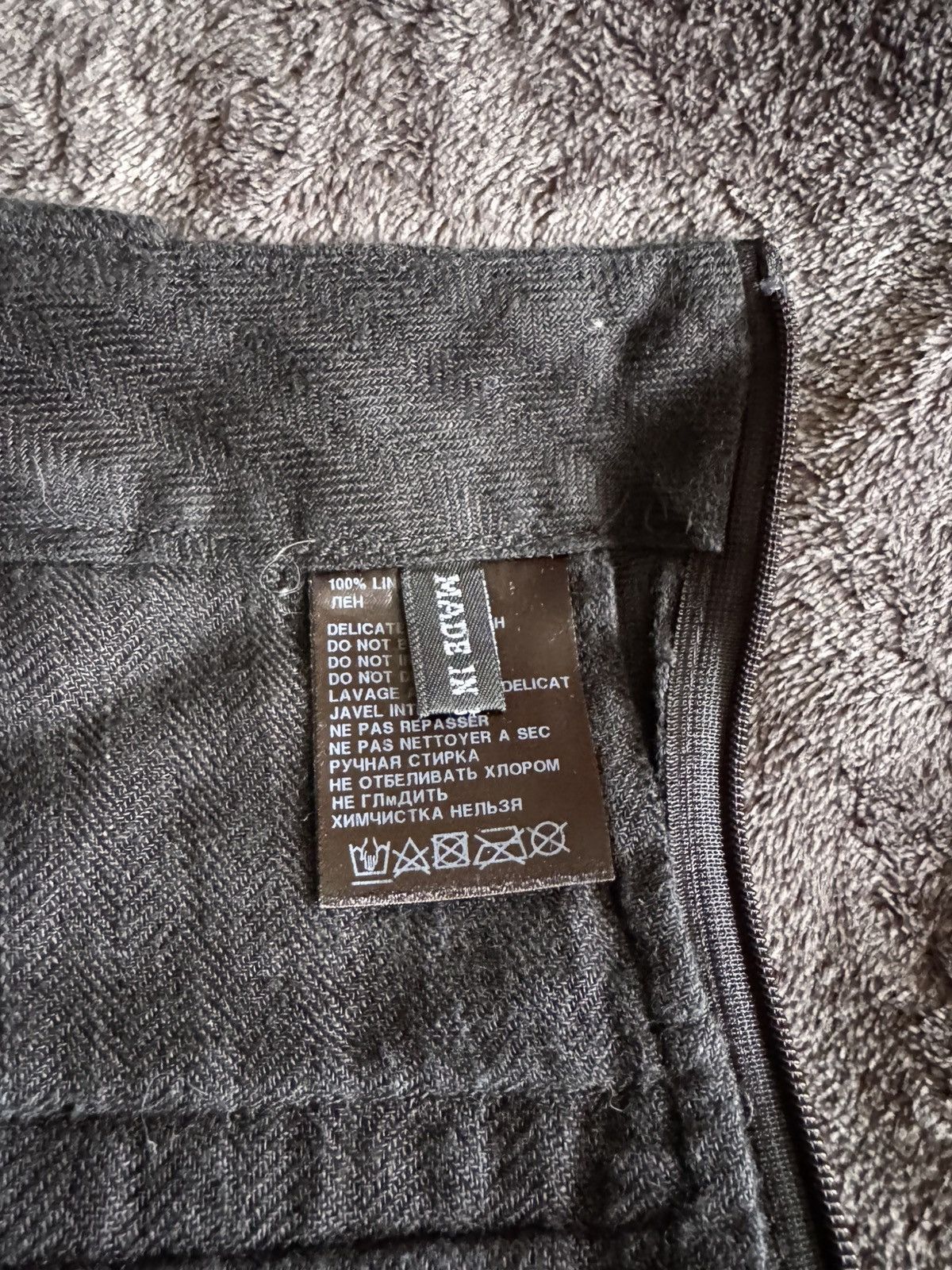 Haider Ackermann HAIDER Ackerman Rare 100% linen asimetrics pants Size US 36 / EU 52 - 12 Thumbnail