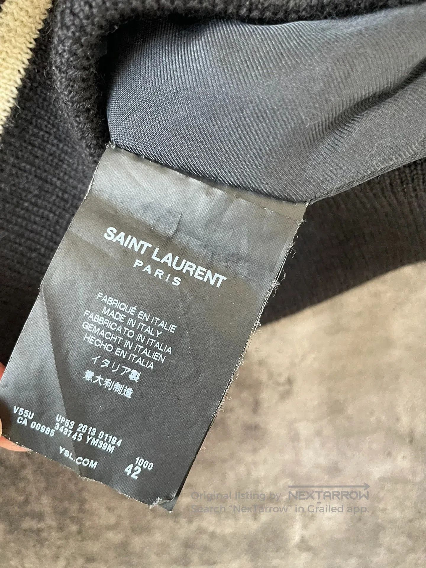 Saint Laurent Paris Saint Laurent Black Baseball Jacket. Size US XS / EU 42 / 0 - 3 Thumbnail
