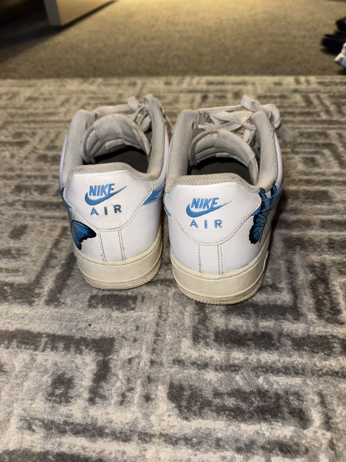 Nike Air Force One Custom “Butterflies” Size US 8 / EU 41 - 6 Thumbnail