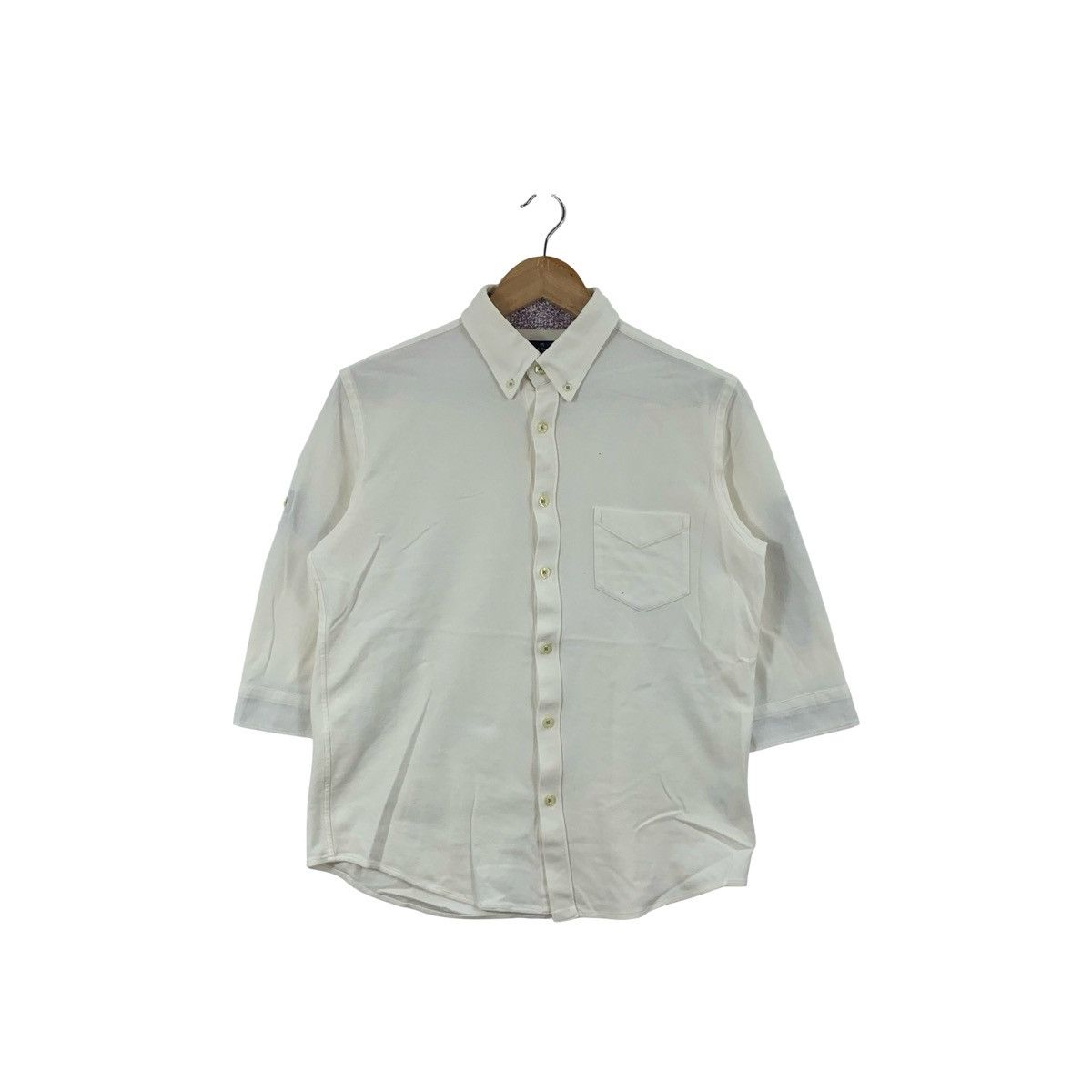 Paul Smith PS PAUL SMITH Button Down Collar Oxford Style Polo Tee Size US M / EU 48-50 / 2 - 1 Thumbnail