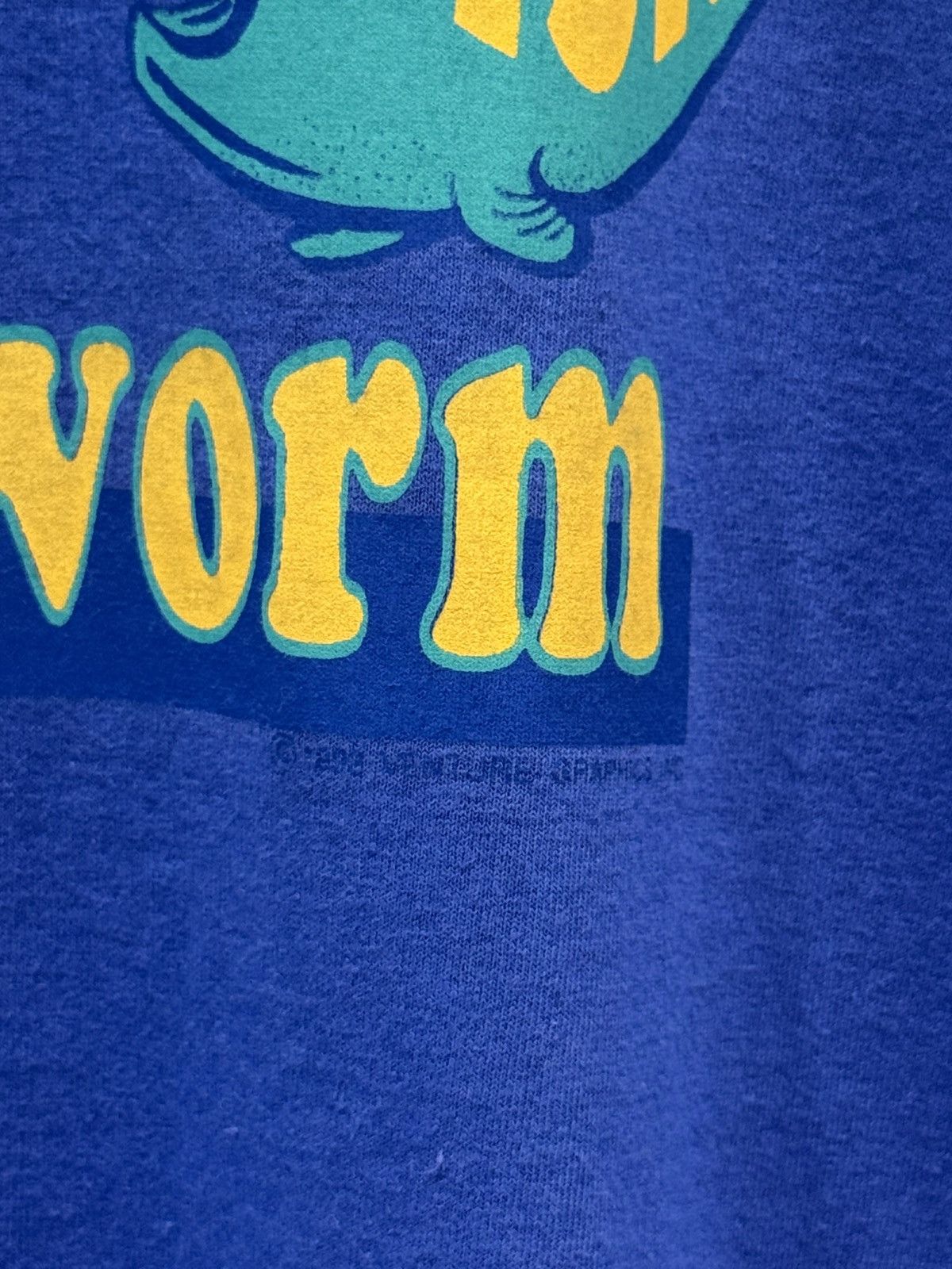 Vintage Vintage 90’s Wiggle Your Worm T Shirt Size US L / EU 52-54 / 3 - 5 Thumbnail