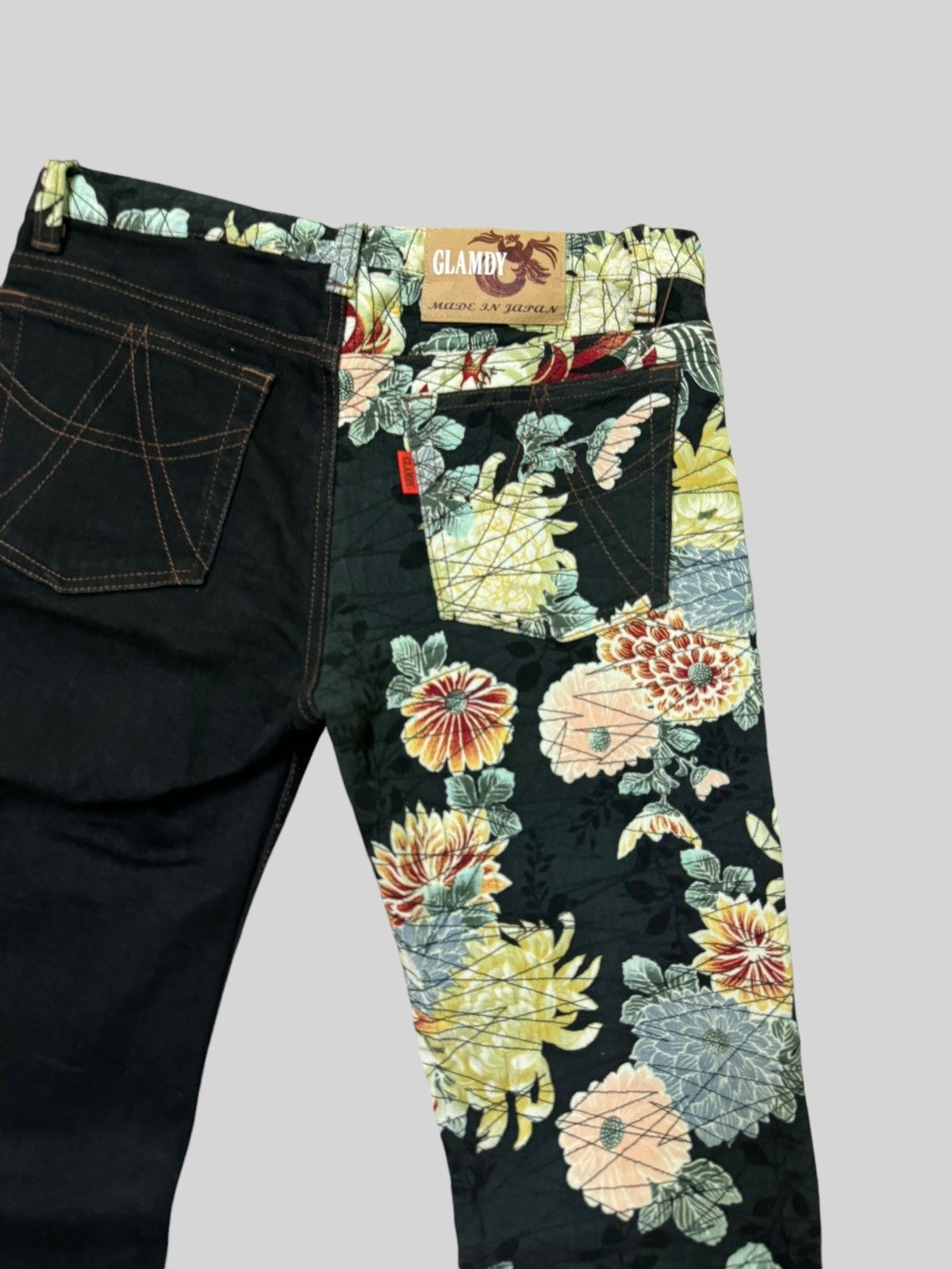 Hysteric Glamour × Japanese Brand Vintage GLAMDY Reconstructed Undercover Style Denim Pant Size US 29 - 10 Thumbnail