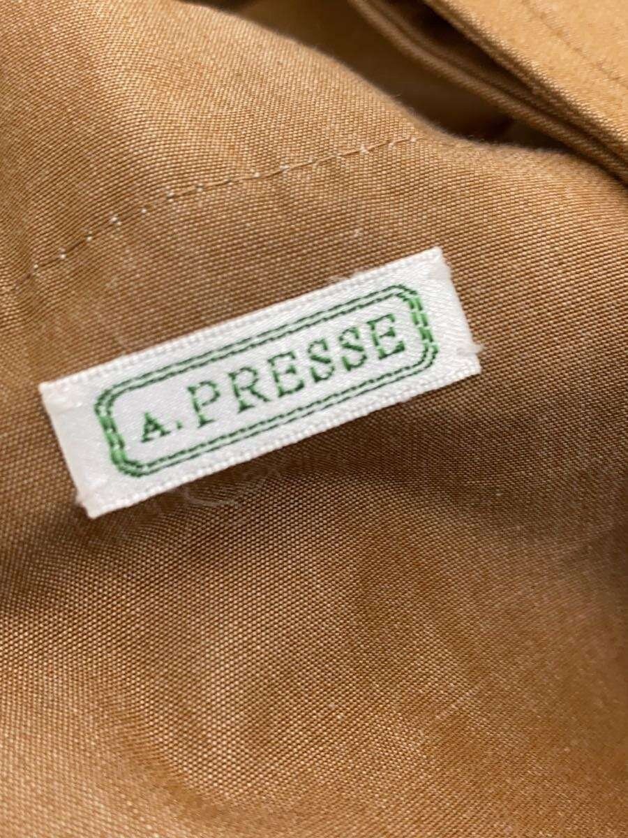 A.PRESSE Brown Cotton 21aw Balmacaan Coat Size US M / EU 48-50 / 2 - 3 Thumbnail
