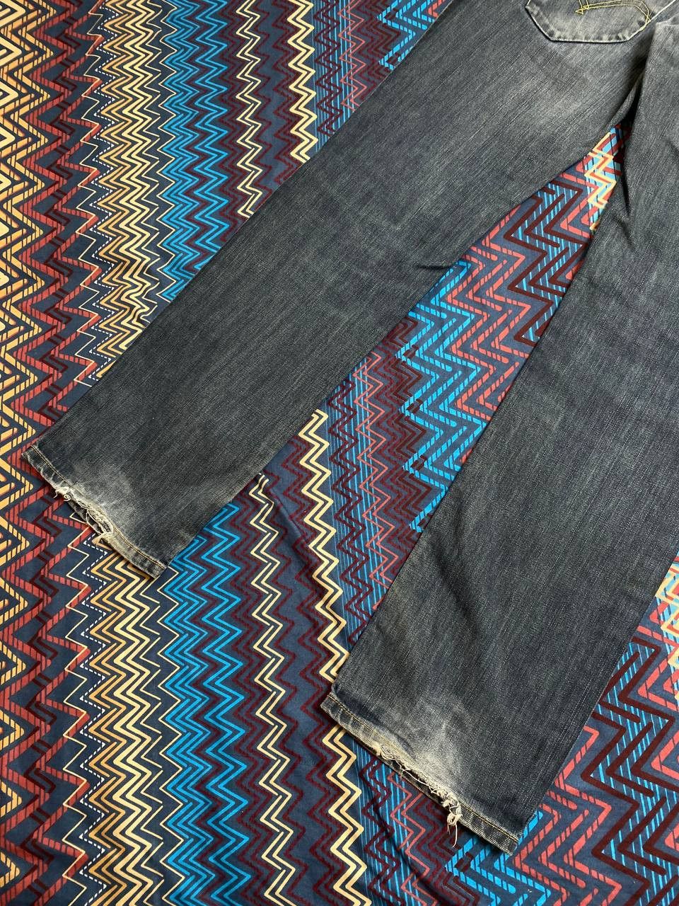 Levi's Crazy vintage y2k faded washed Levi’s denim jeans skater Size US 32 / EU 48 - 19 Thumbnail