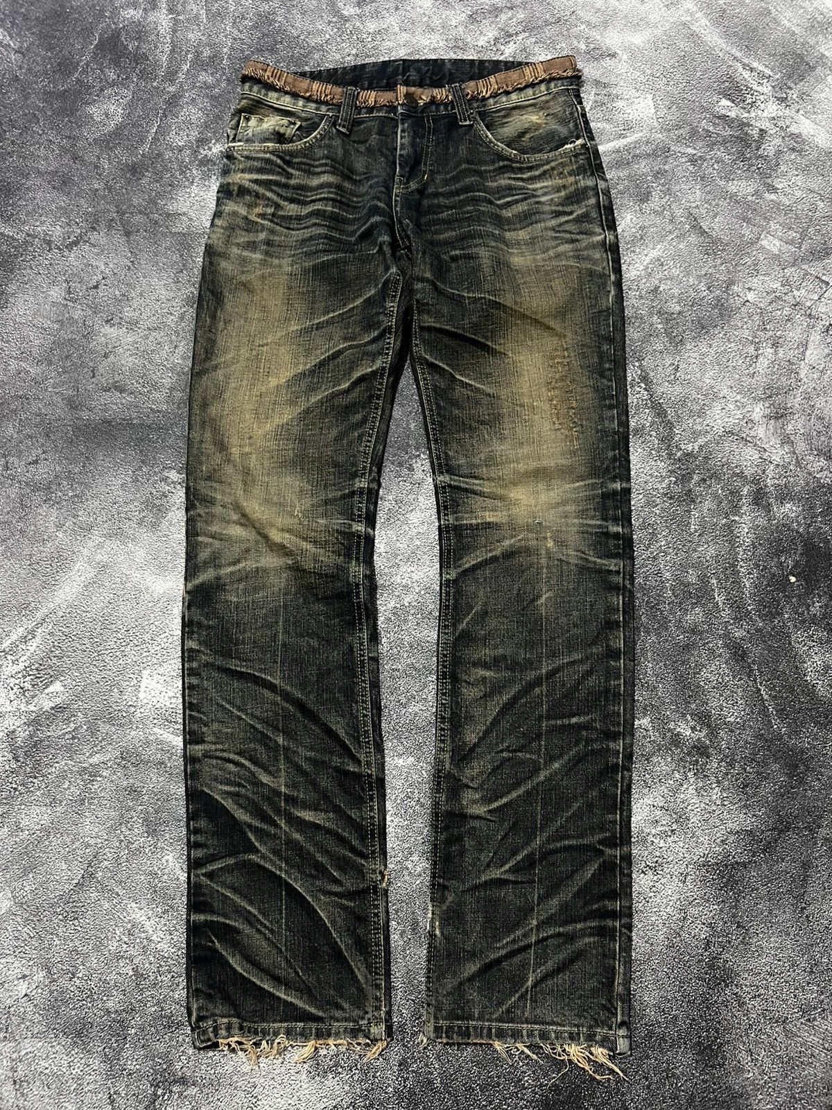 Tornado Mart The Cross Mudwash Jeans Size US 31 - 1 Thumbnail