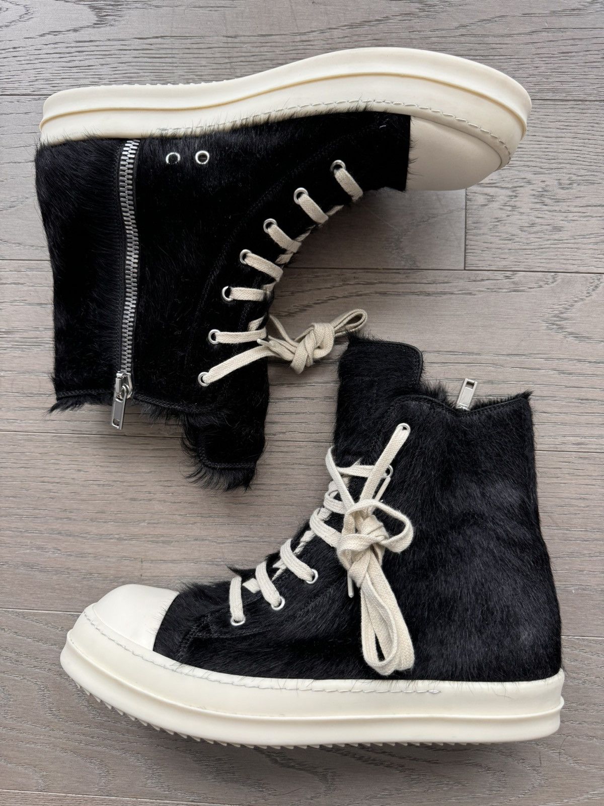 Rick Owens ***RARE PONY HAIR RICK OWEN RAMONES | Grailed