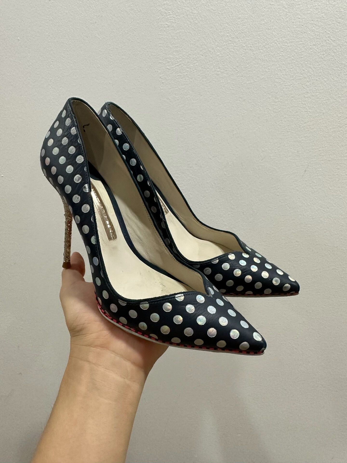 Sophia Webster Sophia Webster Polka Dot Black Heels Size US 5 / IT 35 - 1 Thumbnail