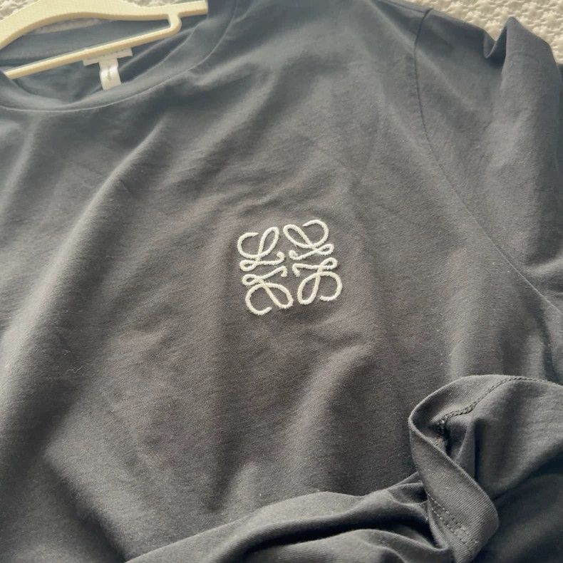 Loewe LOEWE Classic black T-shirt logo short sleeves Size XS / US 0-2 / IT 36-38 - 4 Thumbnail