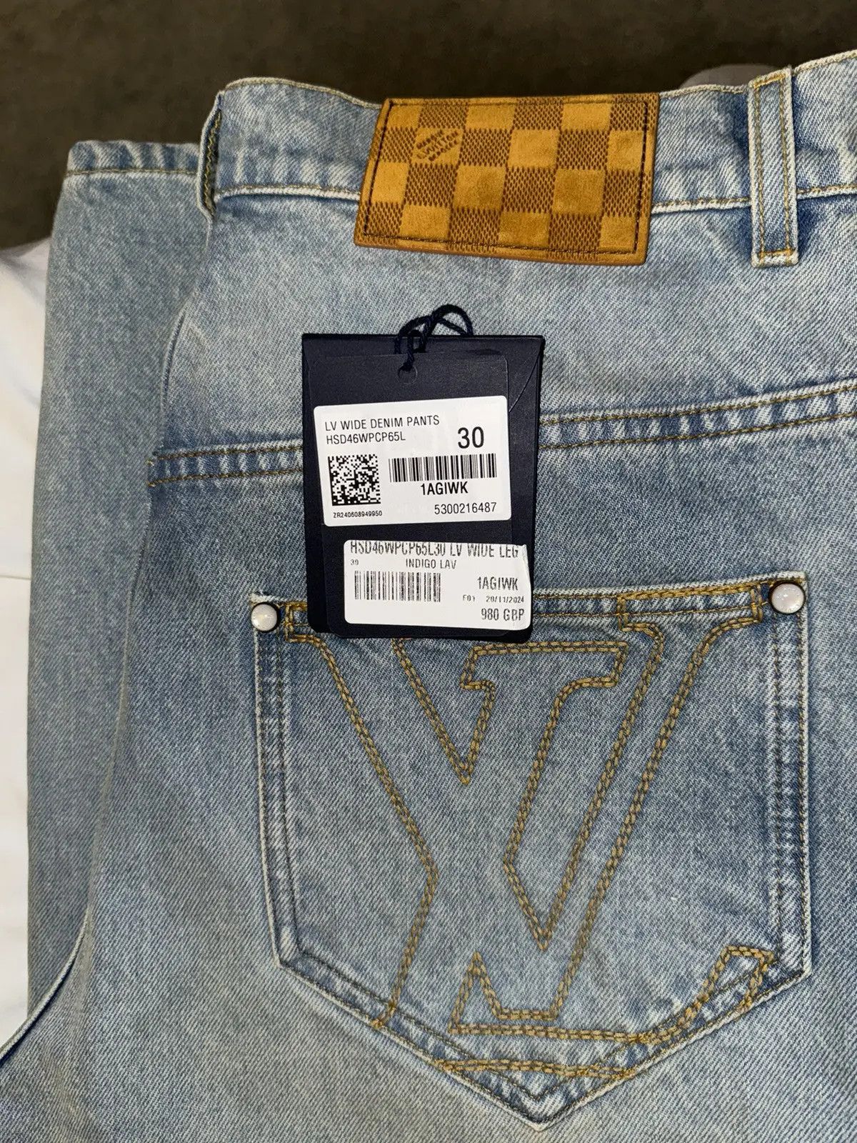 Louis Vuitton Louis Vuitton Wide Leg Fit Jeans Size US 30 / EU 46 - 2 Thumbnail