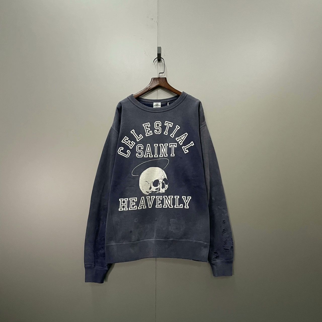 Saint Michael Saint Michael skull monogrammed sweatshirt 2501-Nextarrow Size US L / EU 52-54 / 3 - 1 Thumbnail