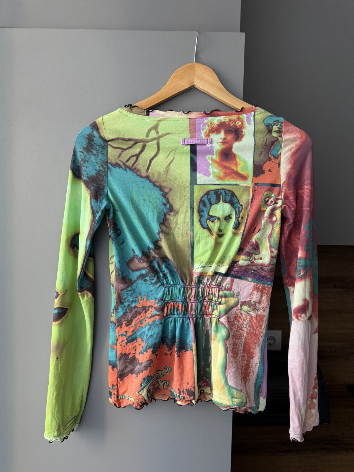 Jean Paul Gaultier Jean Paul Gaultier Soleil 2002 Pop Art Portrait Top Size S / US 4 / IT 40 - 5 Thumbnail