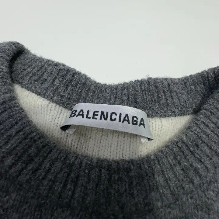 Balenciaga Balenciaga Logo Knit Sweater for Women 0079-2507 Size S / US 4 / IT 40 - 6 Thumbnail