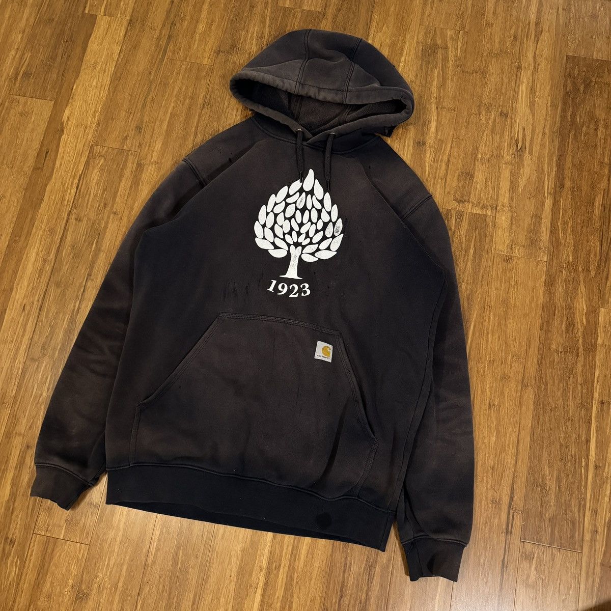 Carhartt Carhartt Sun Faded Thrashed Distressed Hoodie ERD Grunge Size US M / EU 48-50 / 2 - 17 Thumbnail