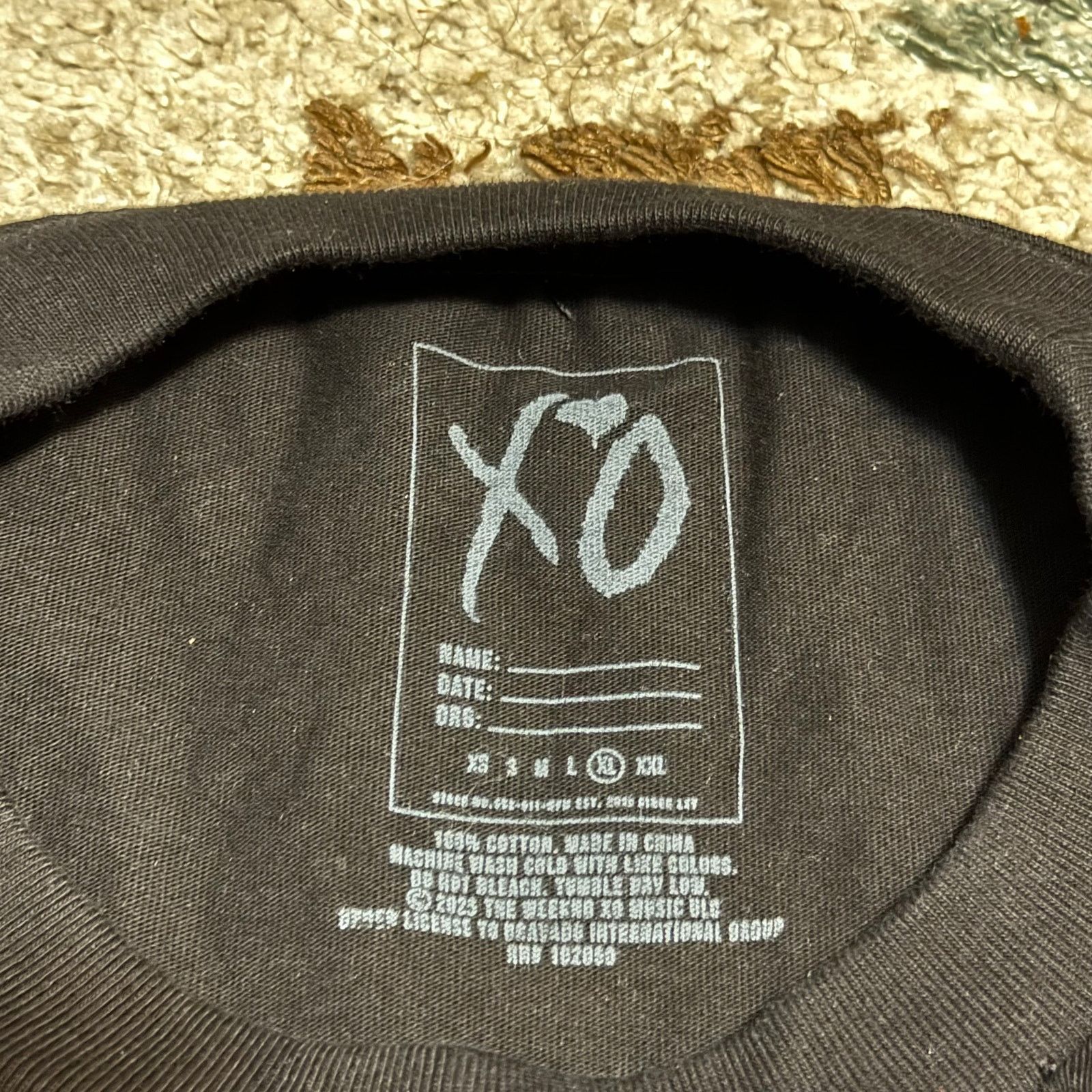 The Weeknd The Weeknd XO After Hours Til Dawn Tour Shirt Size XL Size US XL / EU 56 / 4 - 5 Thumbnail