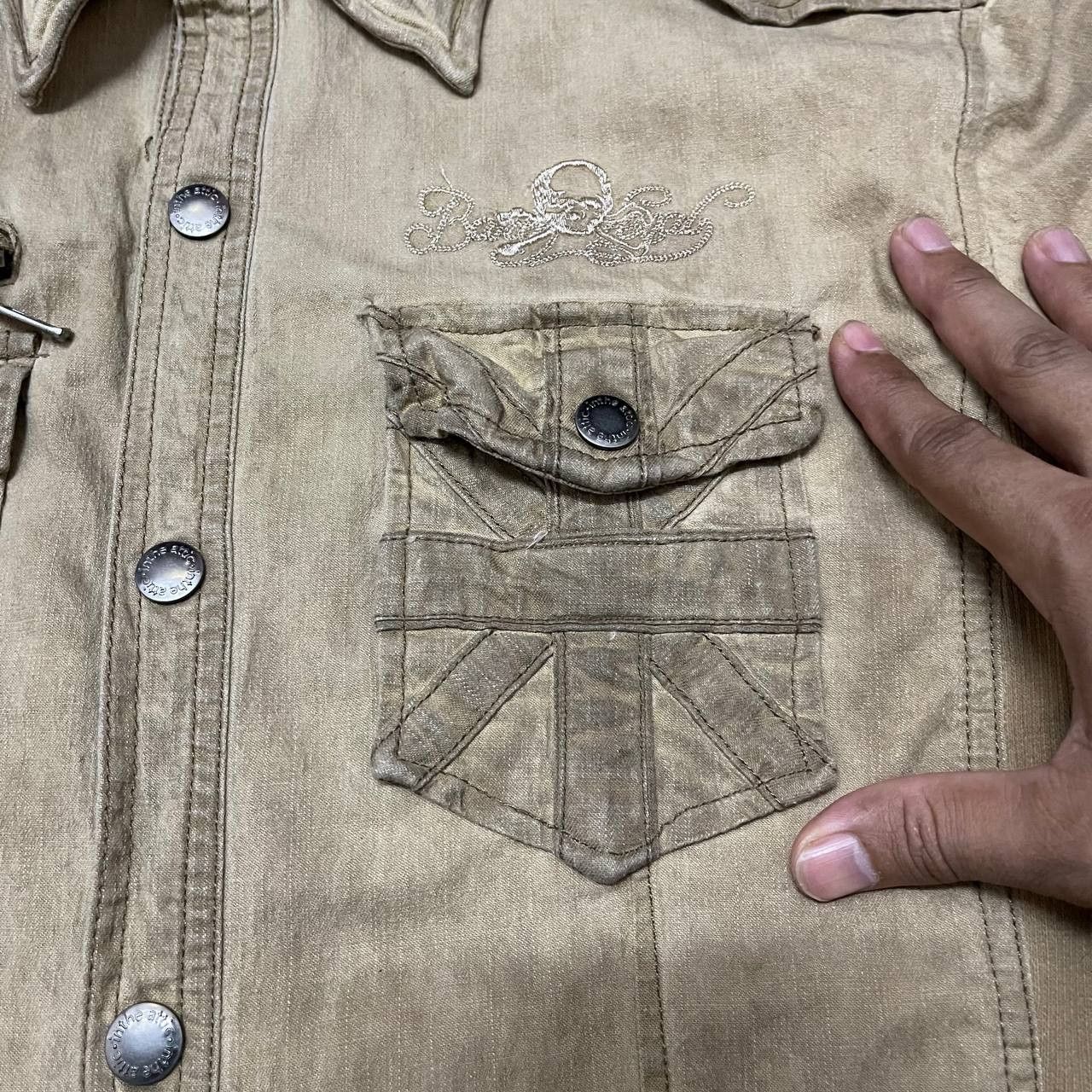 In The Attic Vintage In The Attic Skulls Embroidery Short Sleeve Jacket Size US L / EU 52-54 / 3 - 5 Thumbnail