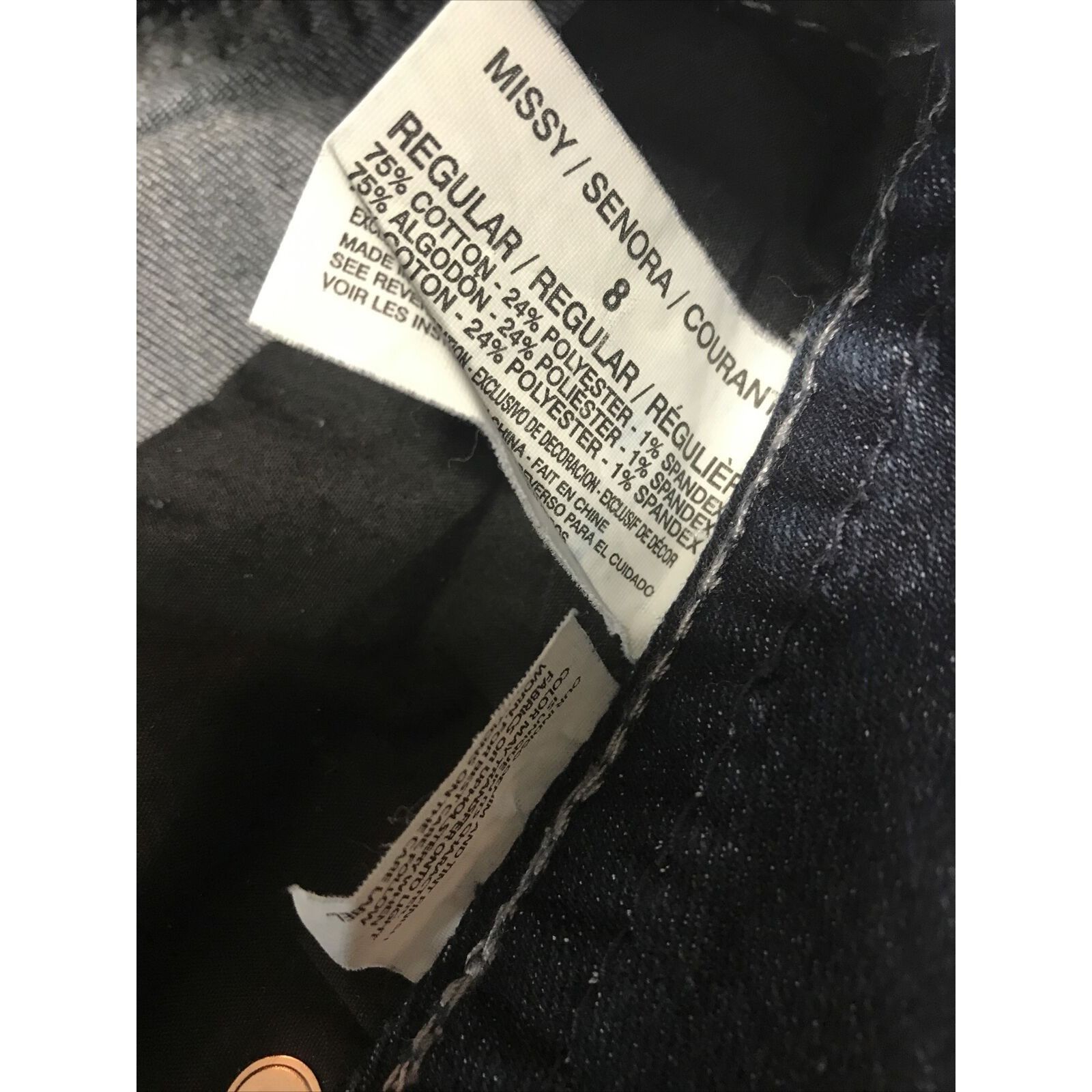 Nine West Annette Nine West Women's jeans Bling Flap Pocket Thick Stit Size 30" / US 8 / IT 44 - 12 Thumbnail