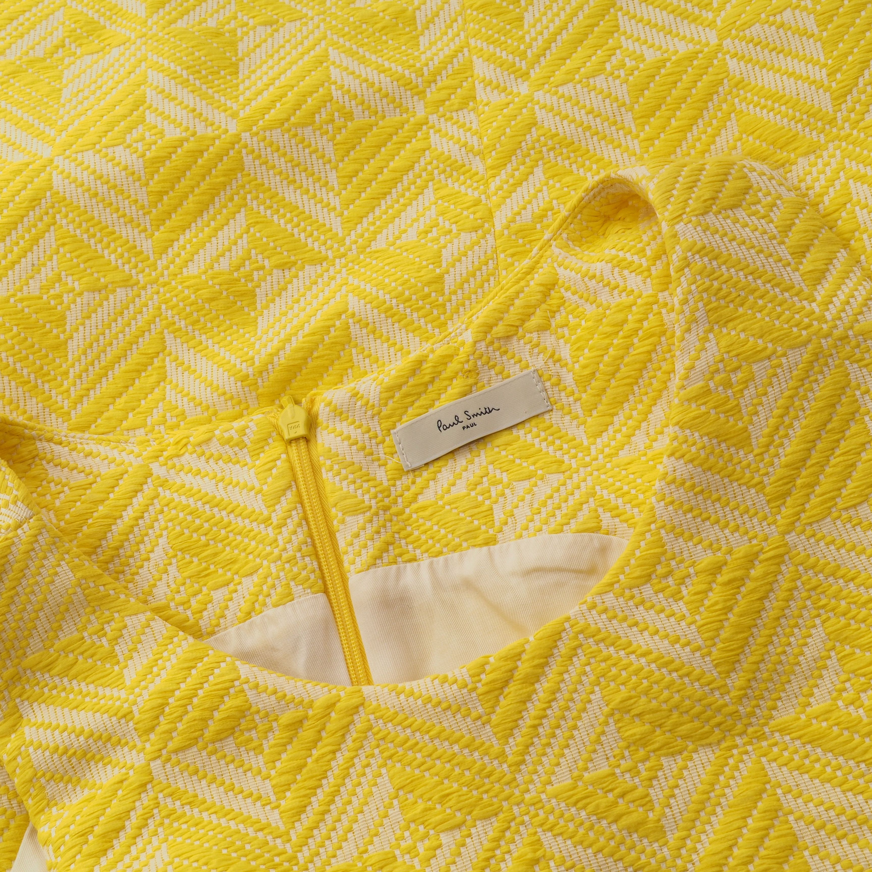 Paul Smith Paul Smith Women's Sleeveless Yellow Dress Size M / US 6-8 / IT 42-44 - 2 Thumbnail