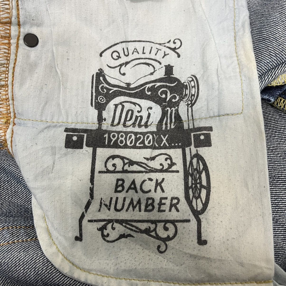 Kaihara Denim Vintage Kaihara Denim Back Number Denim Jeans Size US 34 / EU 50 - 22 Thumbnail