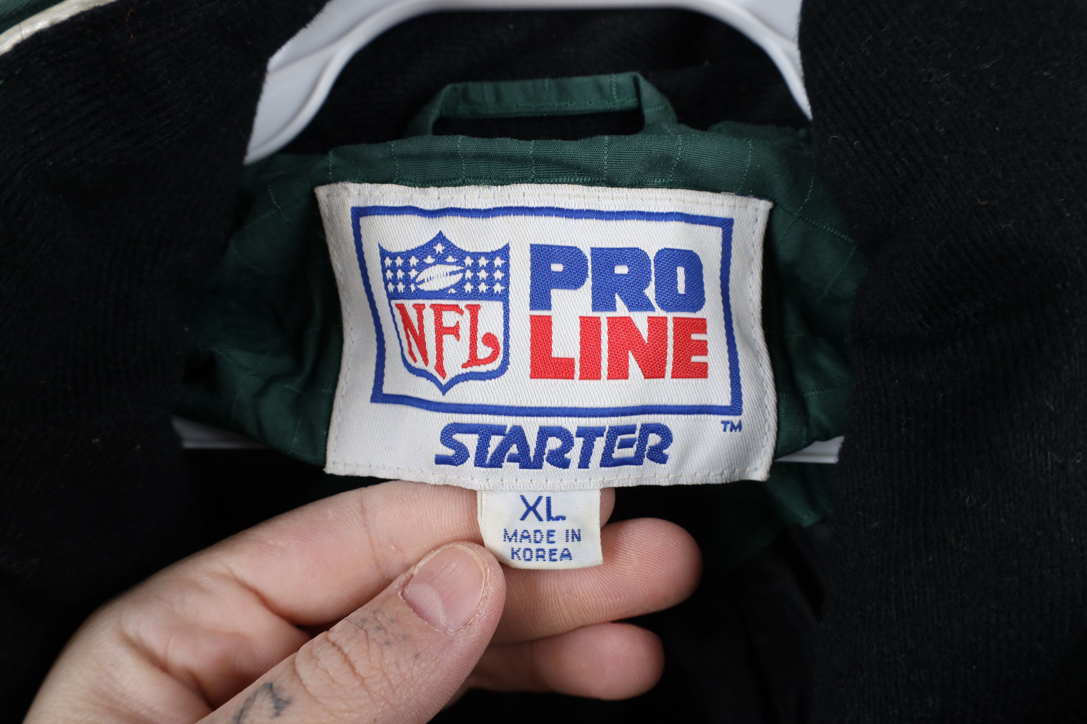 Starter × Vintage Vintage 90s Starter Green Bay Packers Pullover Anorak Jacket Size US XL / EU 56 / 4 - 10 Thumbnail