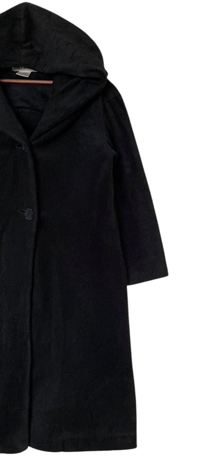 Issey Miyake Vintage Japanese Brand Issey Miyake Wool Hooded Coat 1990s Size US M / EU 48-50 / 2 - 4 Thumbnail