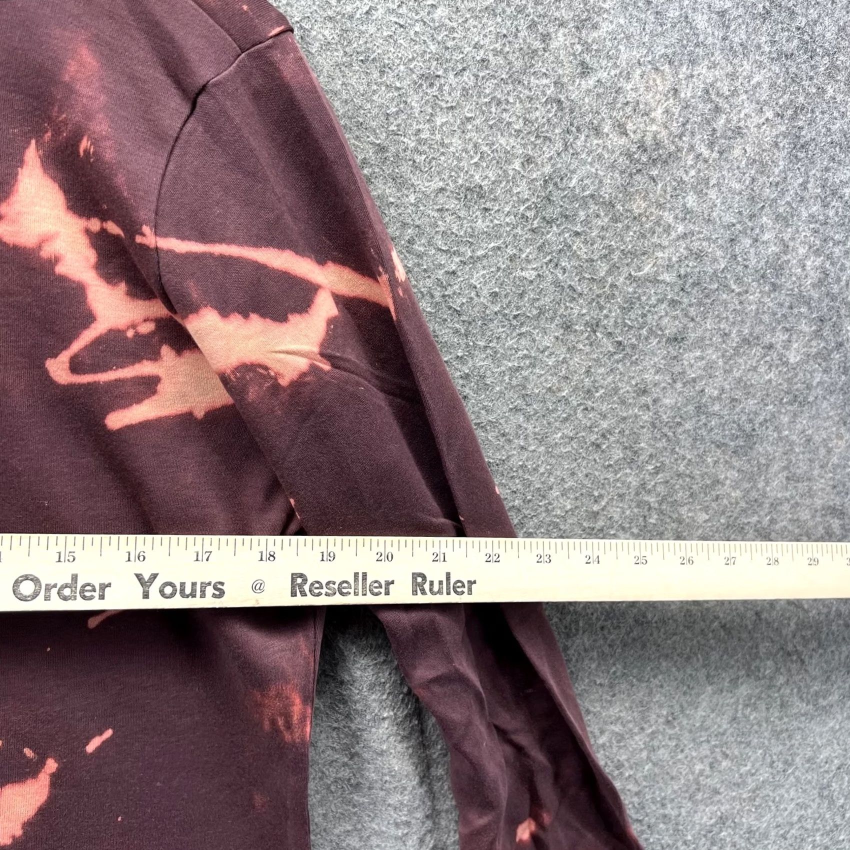 Vintage LL Bean Shirt Womens Small Bleach Dyed Henley Long Sleeve Button Top Purple/Geometric 100% Cotton Womens + Modern, Unique, Casual, All Seasons Size S / US 4 / IT 40 - 6 Thumbnail