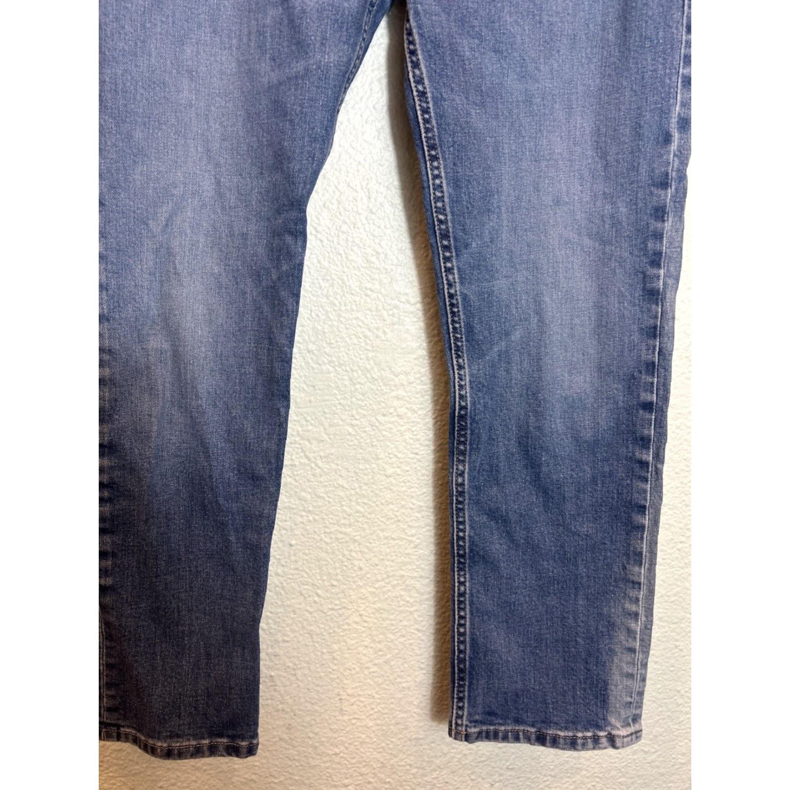Everlane Everlane Jeans Women Medium Wash Hi Rise 32 x 27 Straight Blue 32 Womens Size 24" / US 00 / IT 34 - 2 Thumbnail